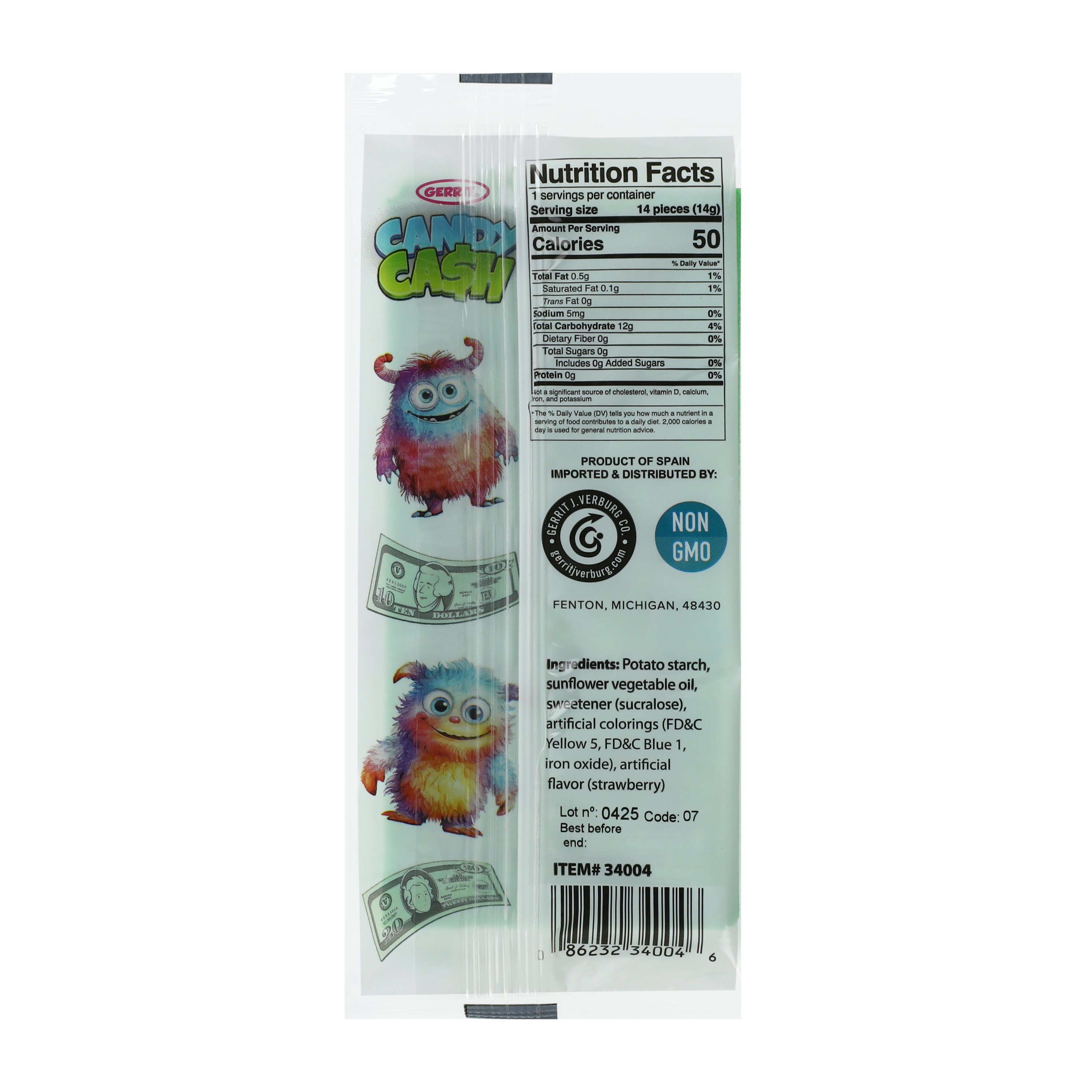 Gerrit® Candy Cash 0.4oz