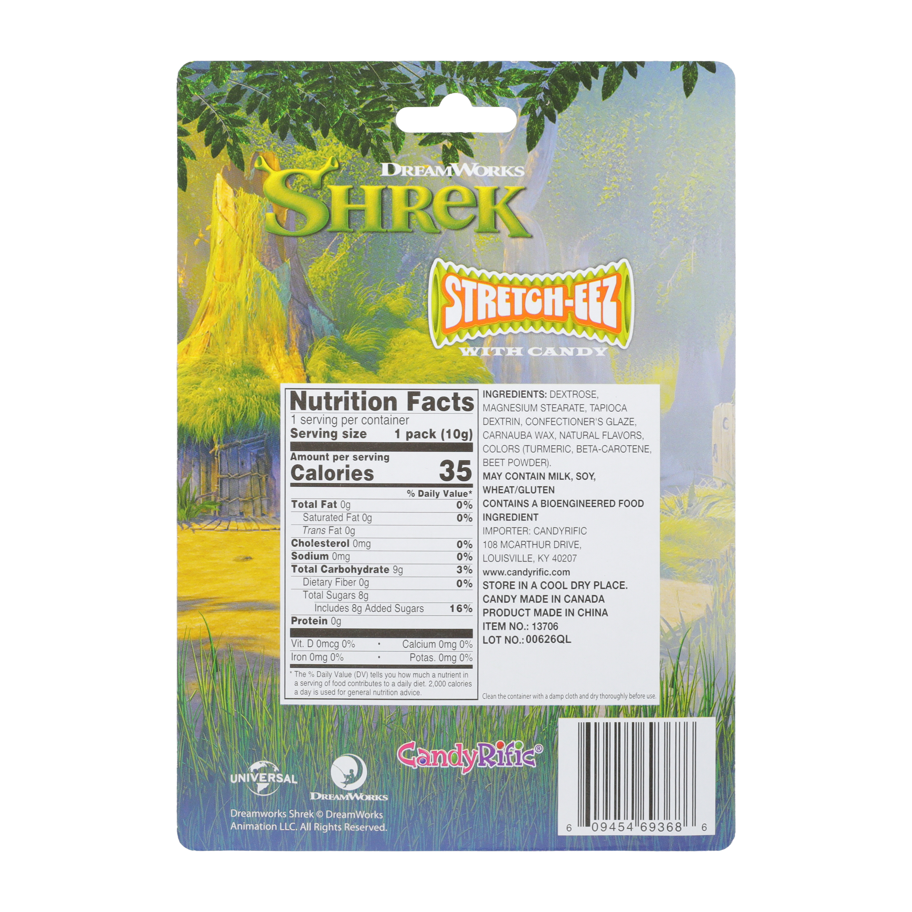 DreamWorks Shrek Stretch-Eez With Candy