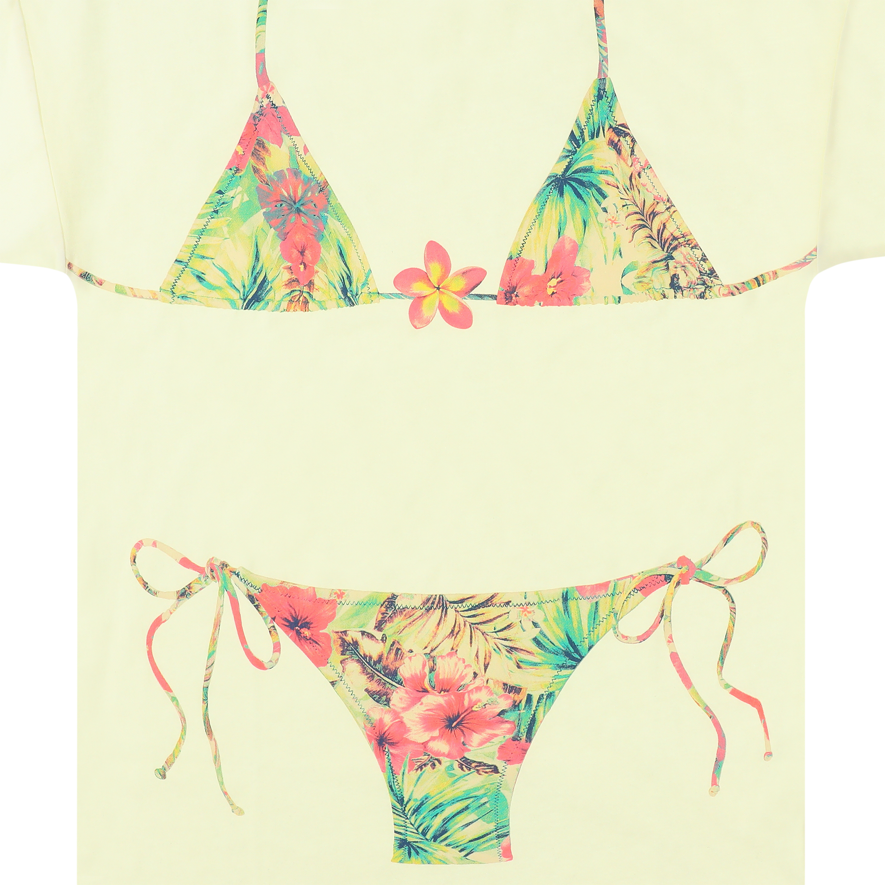 Floral Bikini Graphic Tee