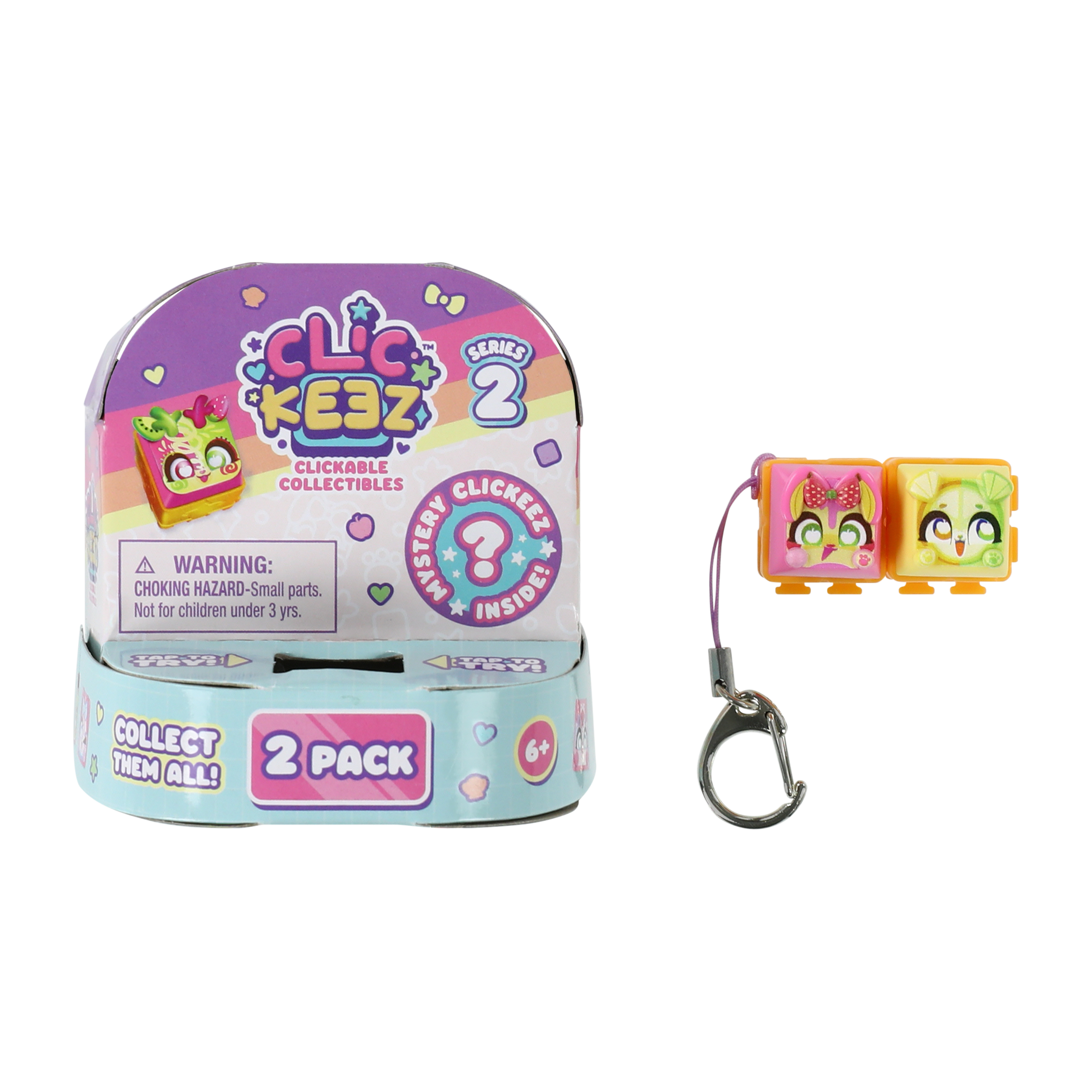 Clickeez™ Clickable Collectibles 2-Pack (Styles May Vary)