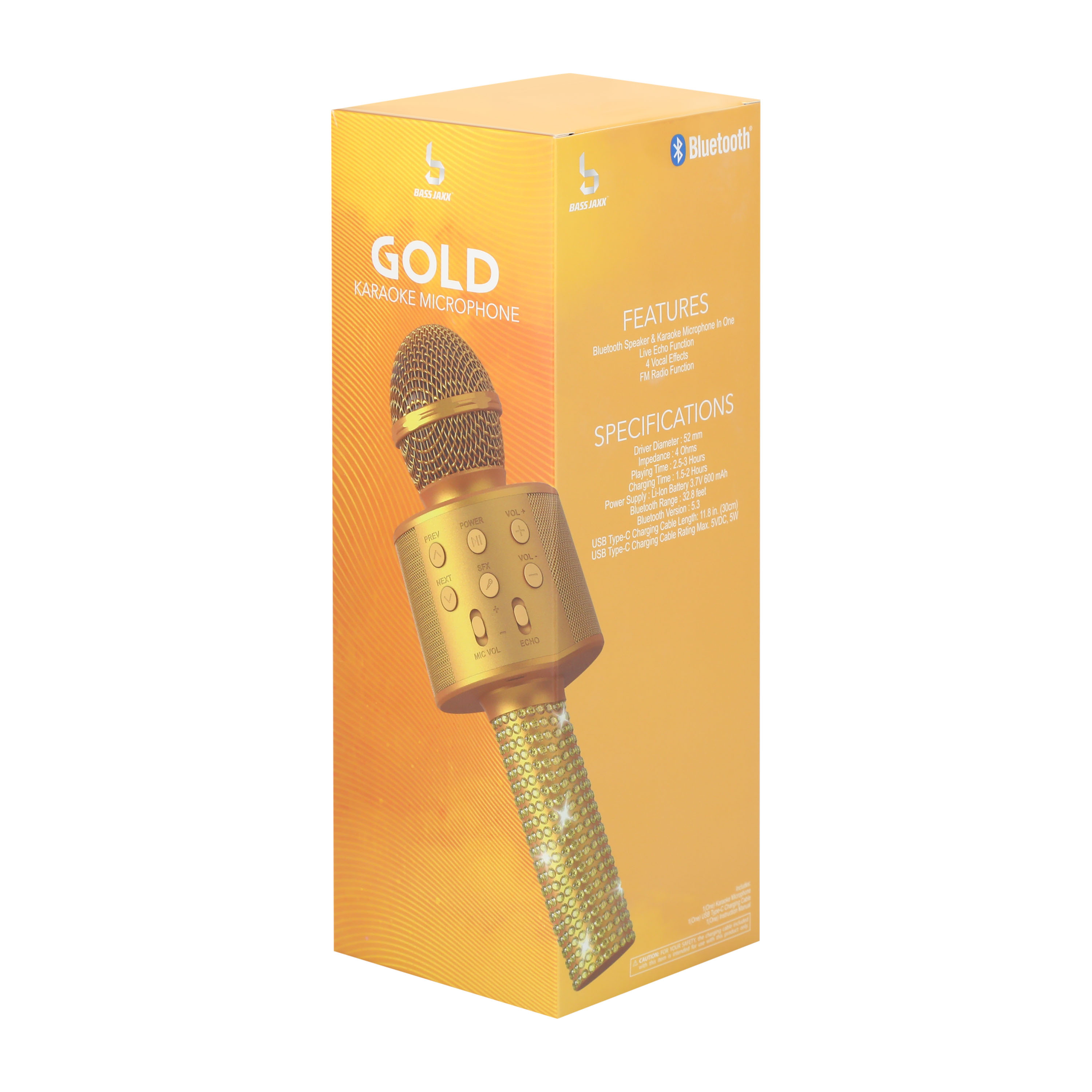 Gold Karaoke Machine