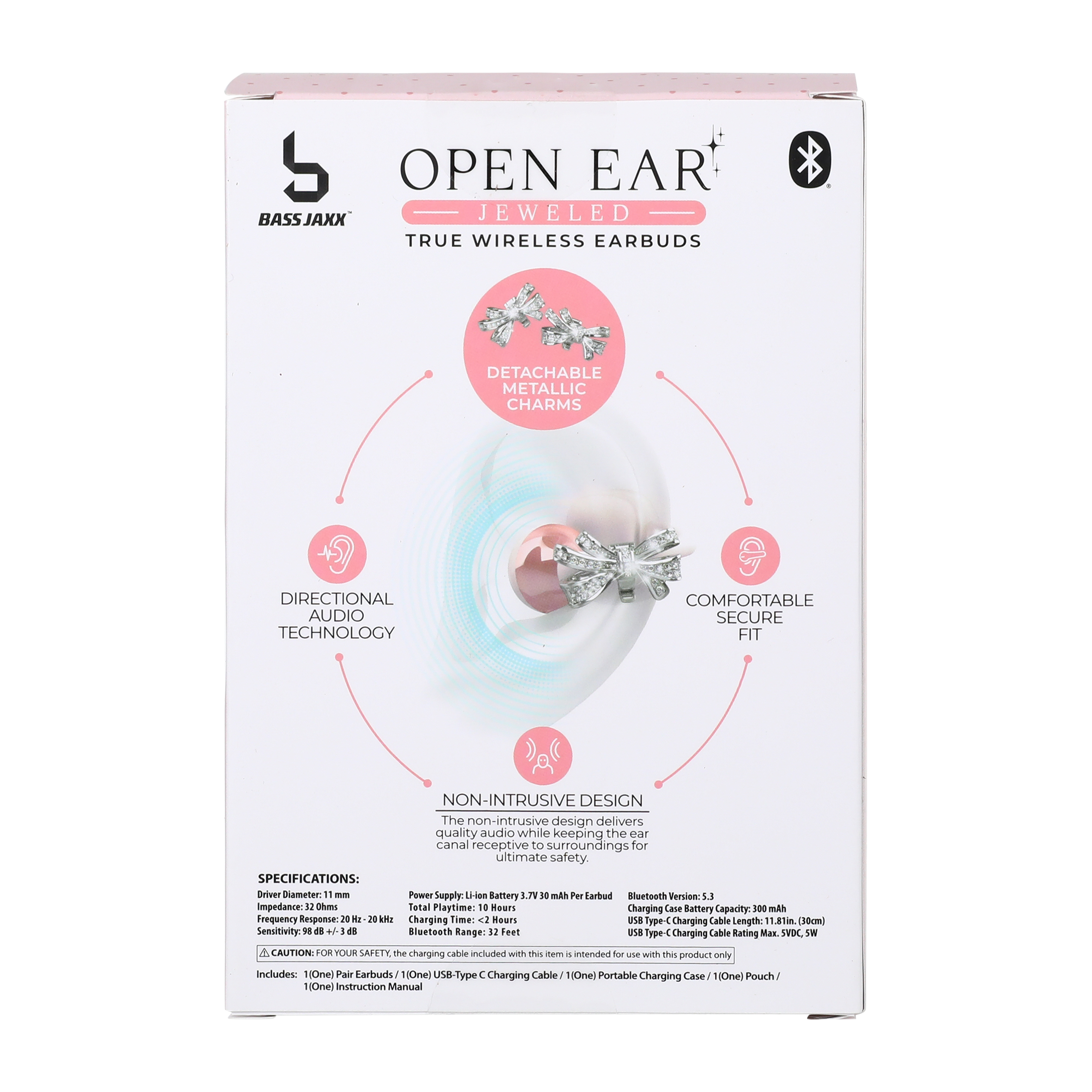 Audifonos Inalambricos Open Ear Joya Con Charms Pa Que Brilles 6