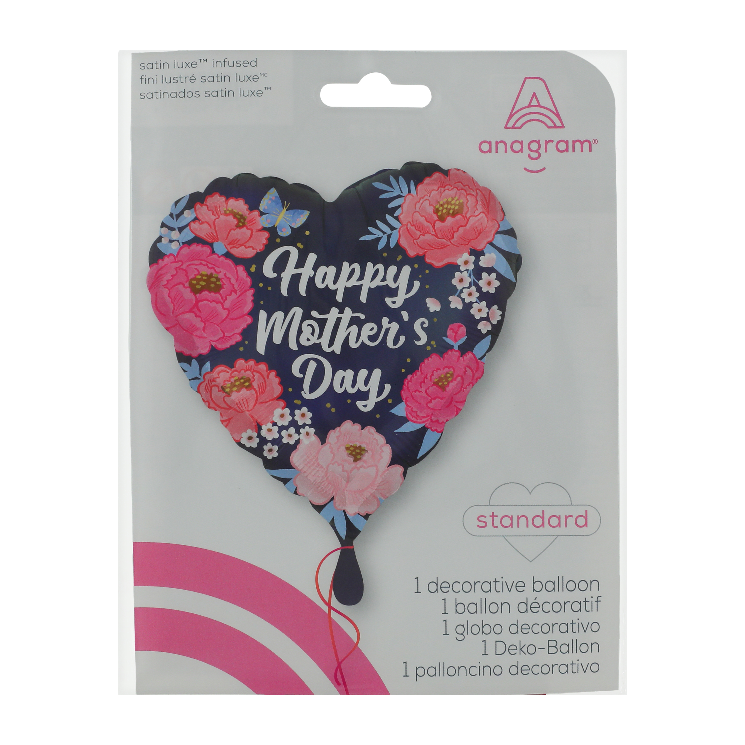 Anagram® Happy Mother's Day Satin Luxe™ Infused Decorative Balloon
