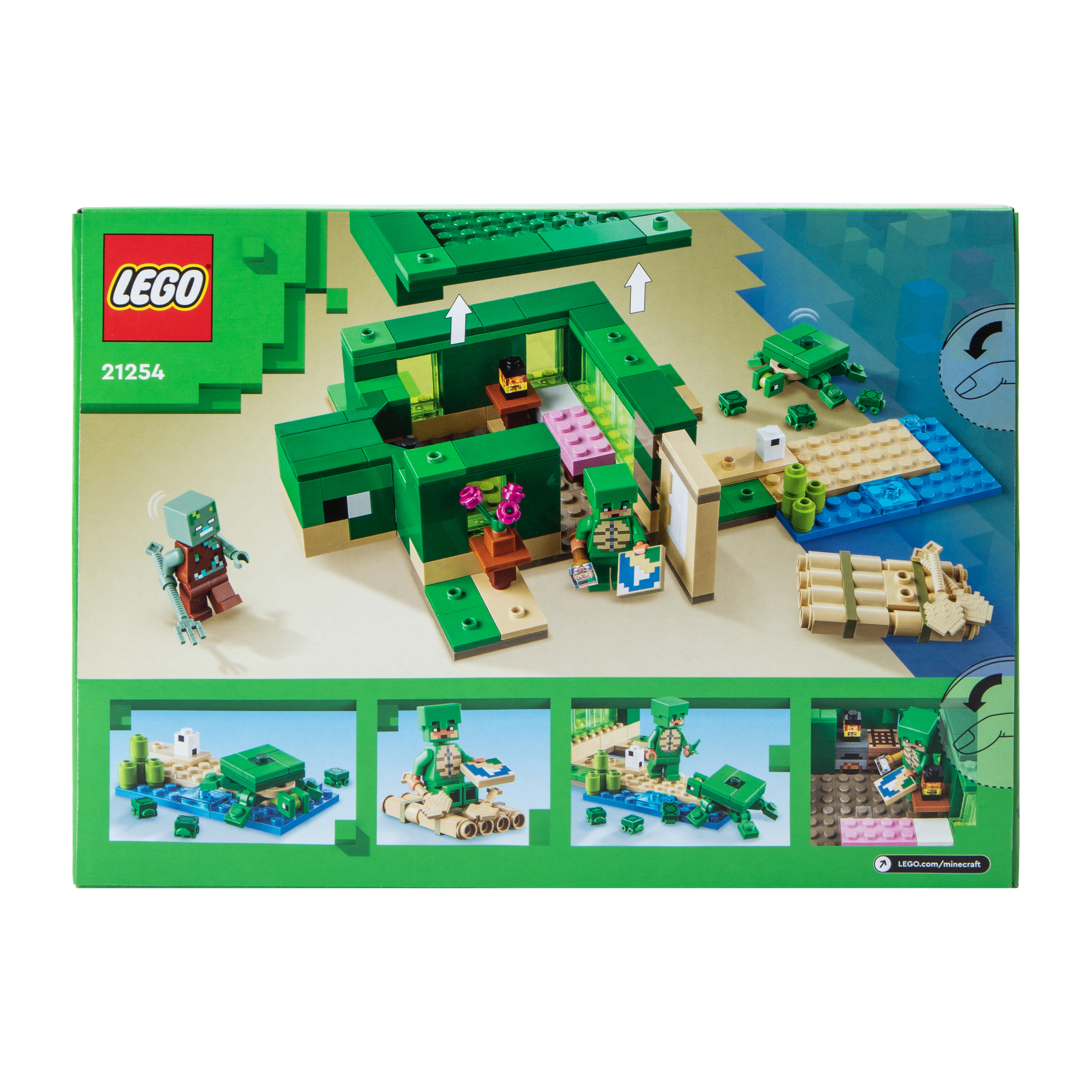 Lego® Minecraft The Turtle Beach House Building Toy