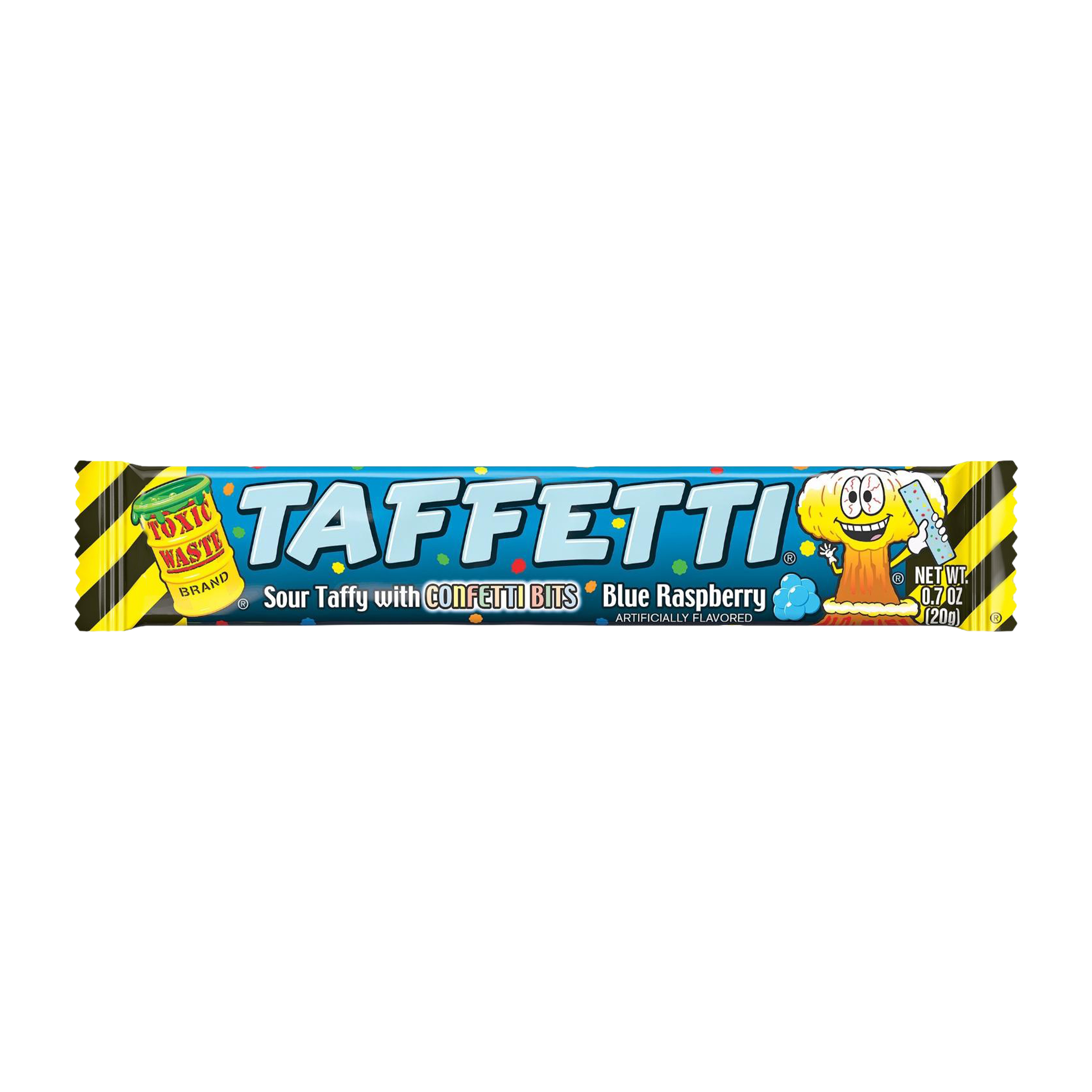 Toxic Waste® Tafetti Blue Raspberry Sour Taffy Candy 0.7oz