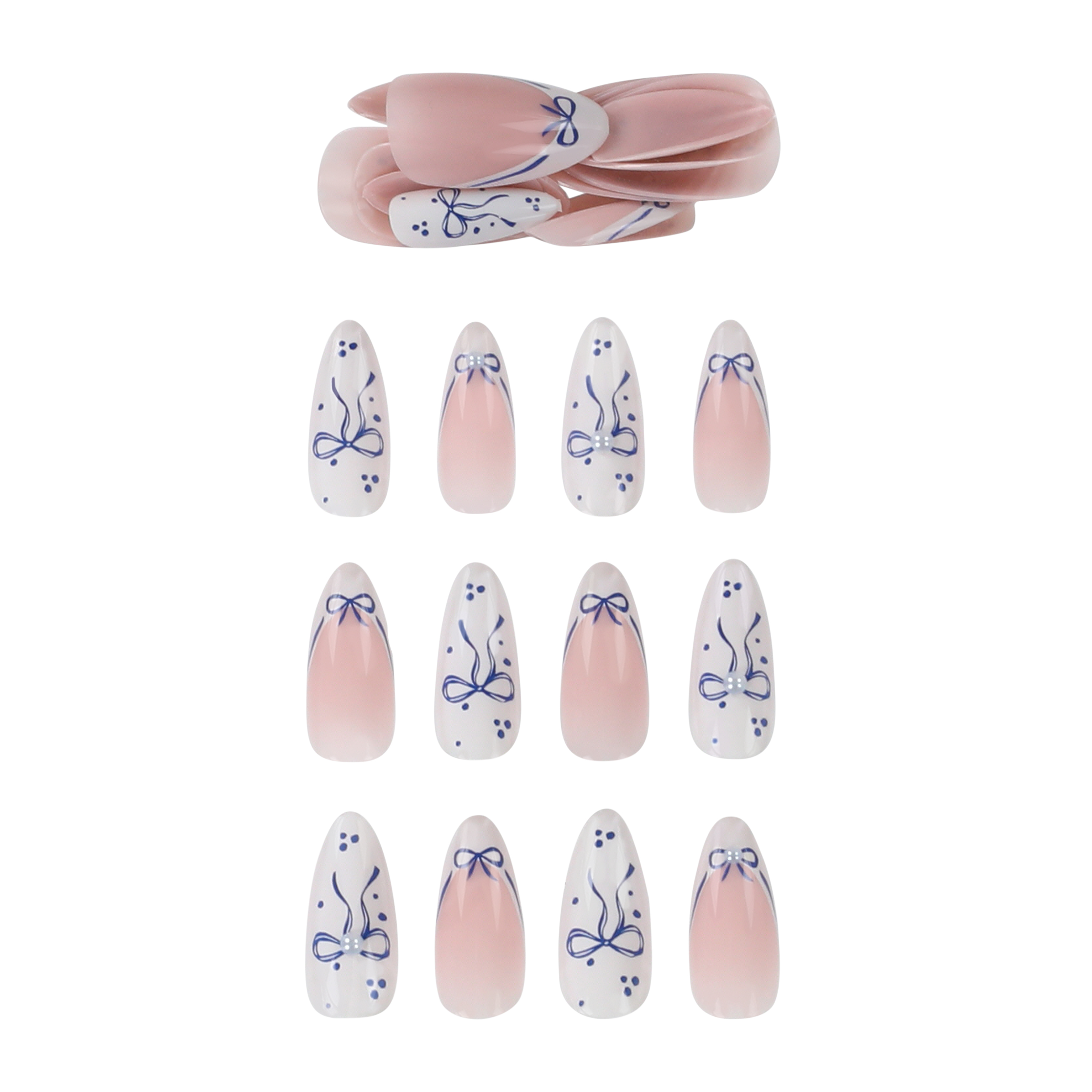 L.A. Girl Oh… So Shiny Bowtique Artificial Nails 26-Pack