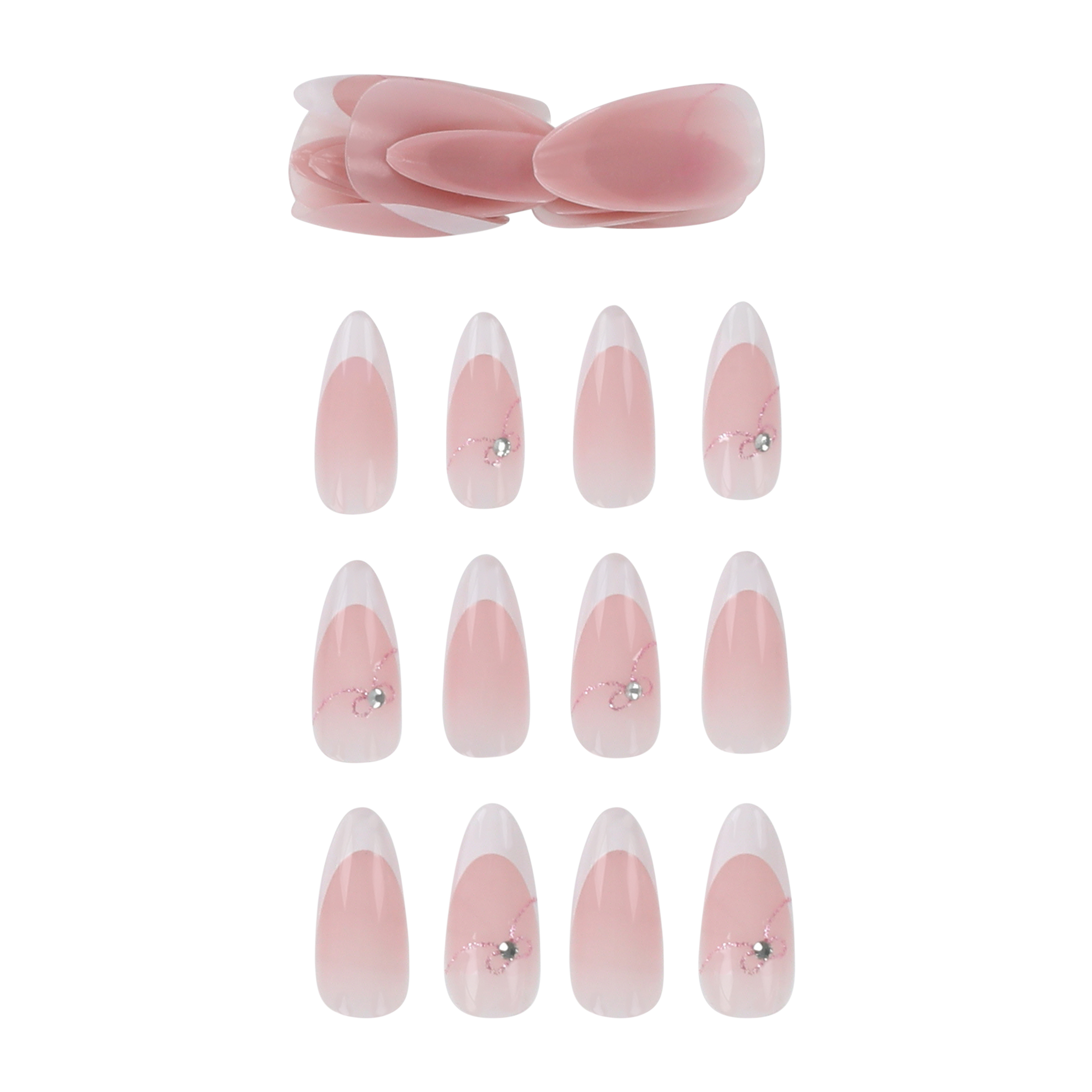L.A. Girl Oh… So Shiny Bowtastic Artificial Nails 26-Pack