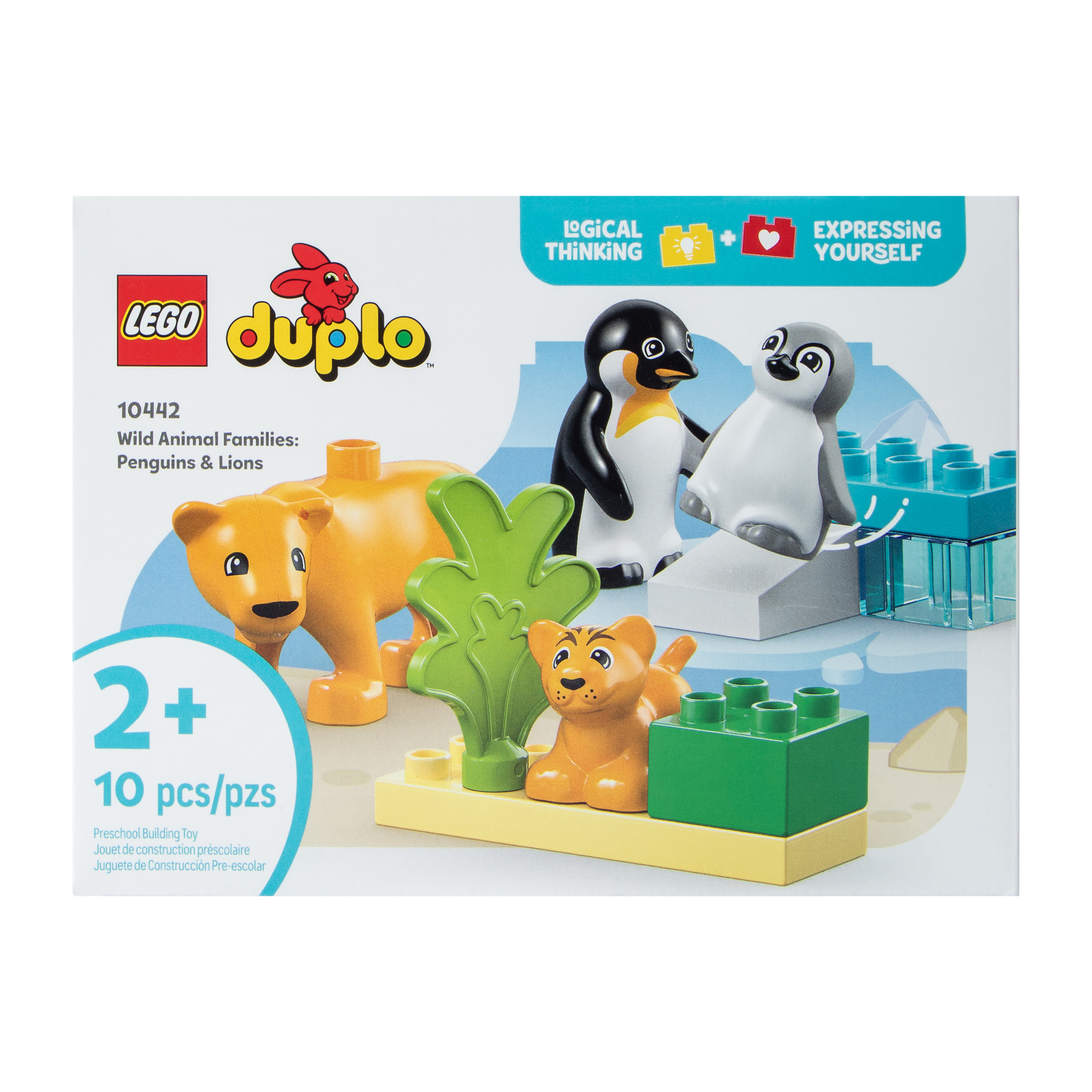 Lego® Duplo™ Wild Animal Families: Penguins & Lions Set