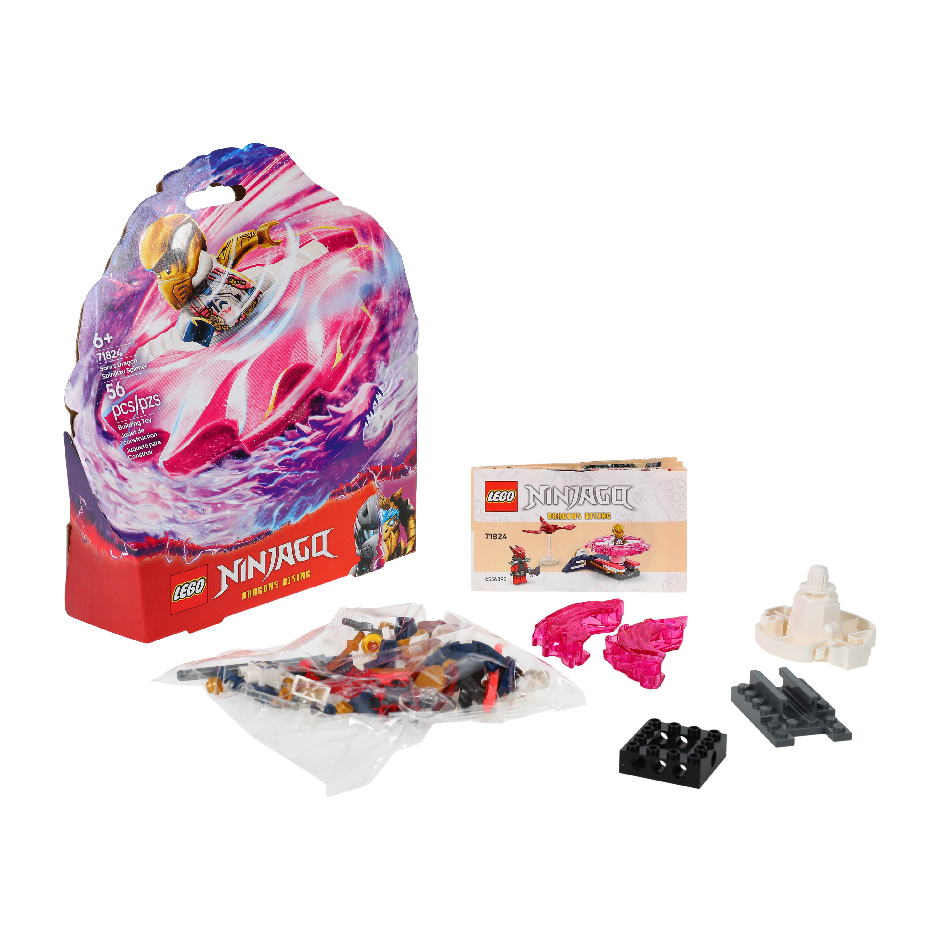 Lego® Ninjago Dragons Rising Sora's Dragon Spinjitsu Spinner Building Toy Set