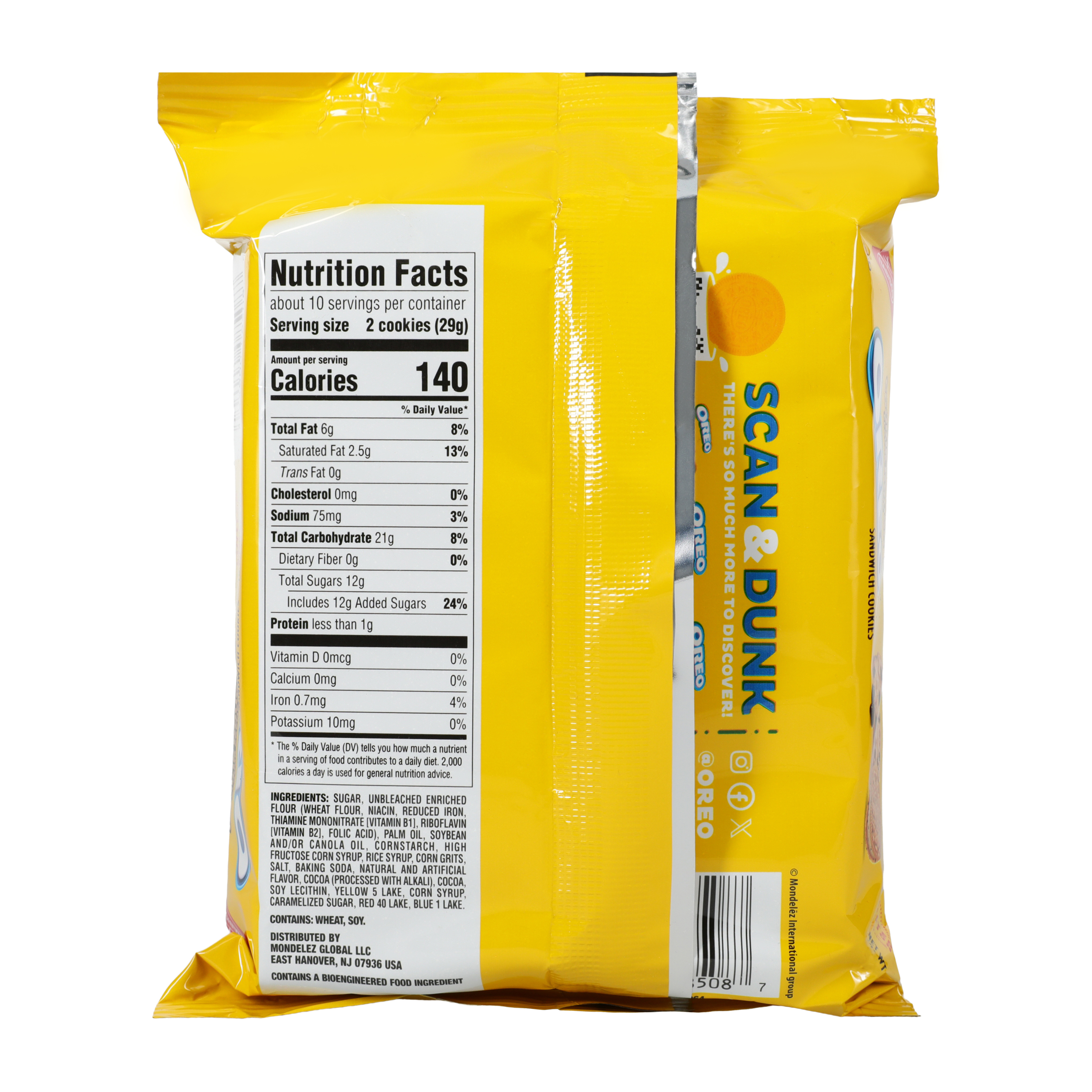 Oreo Limited Edition Cookie Dough Flavored Sandwich Cookies 10.68oz