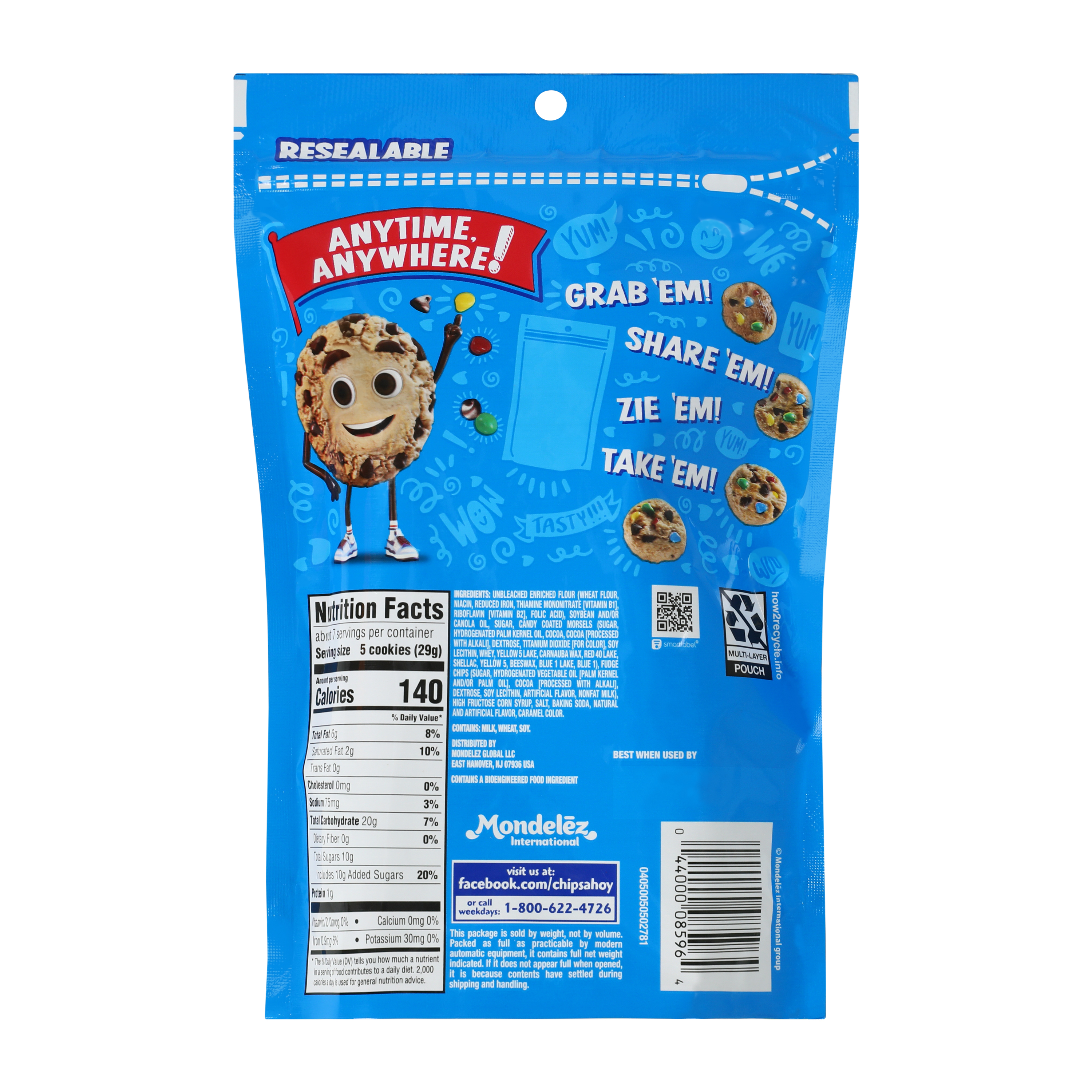 Chips Ahoy! Minis Crunchy Candy Blast Cookies 7oz
