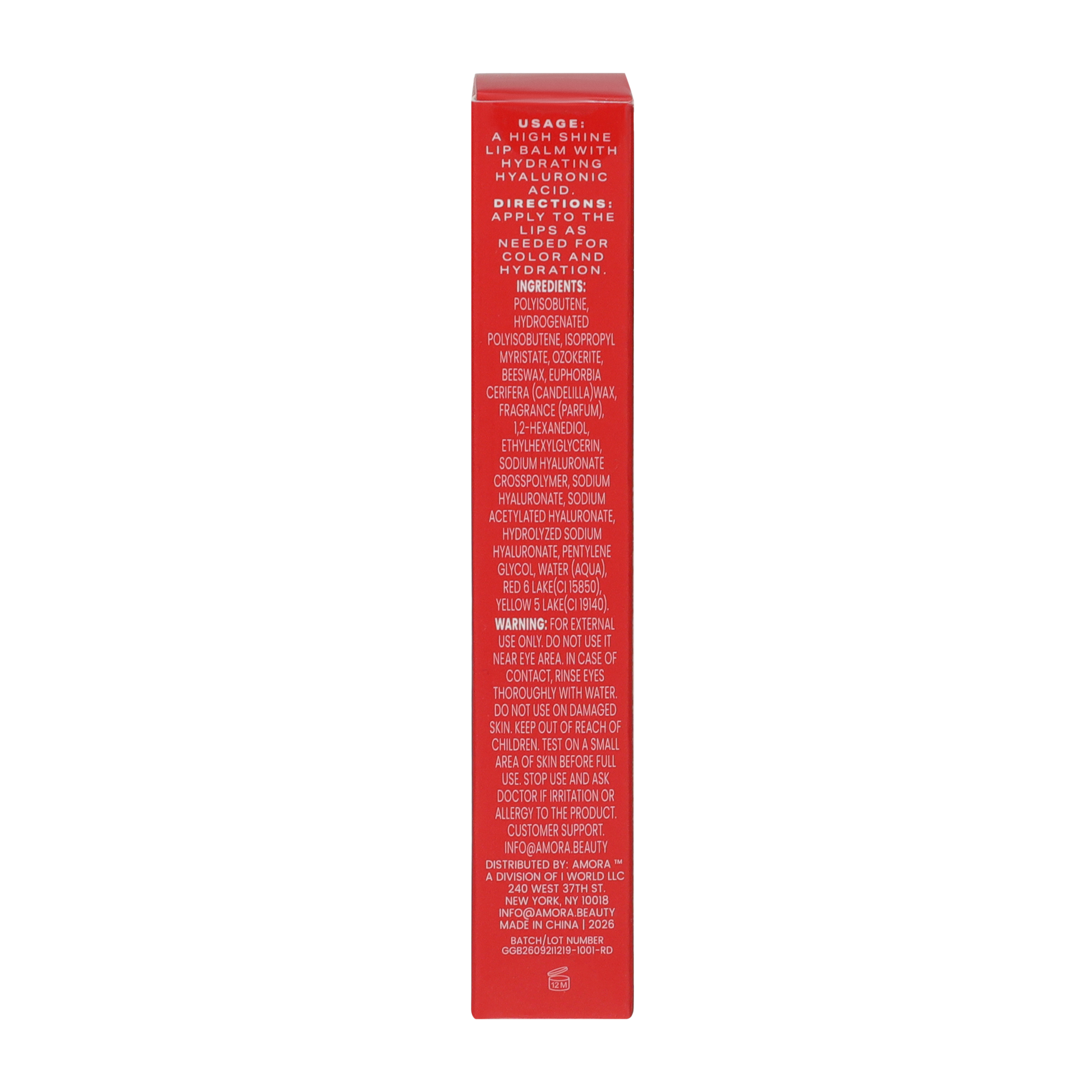 Amora Glow™ Strawberry Slushie Juicy Lip Glaze 0.5oz