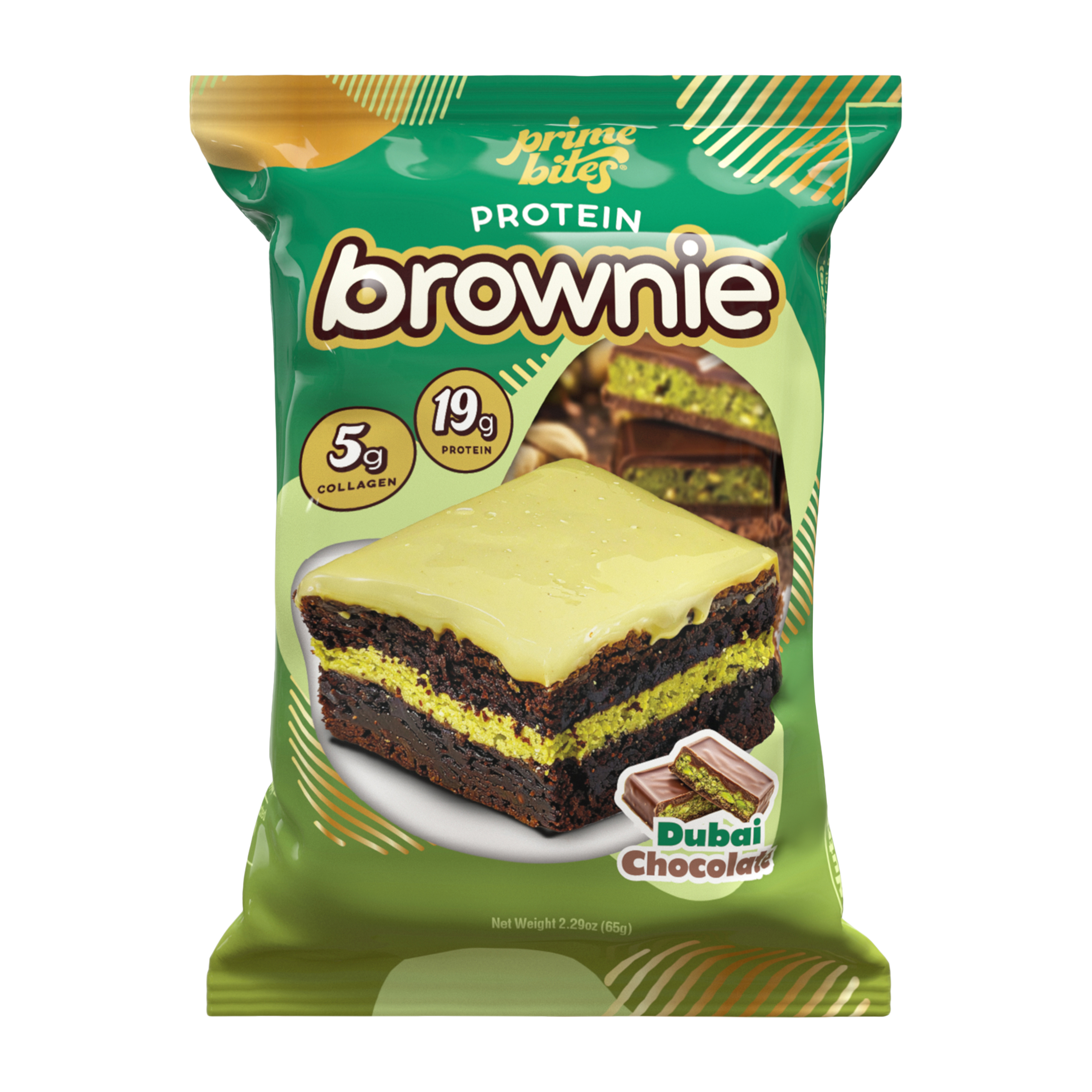 Prime Bites® Dubai Chocolate Protein Brownie 2.2oz