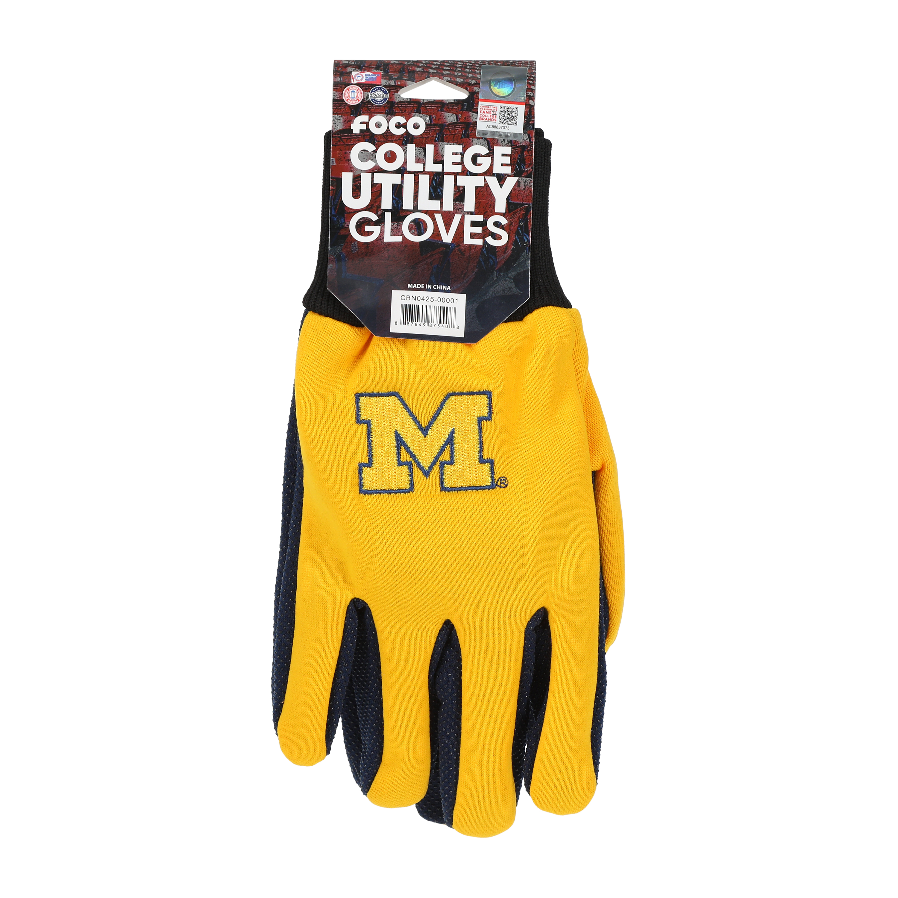 NCAA Michigan Wolverines Logo Gloves