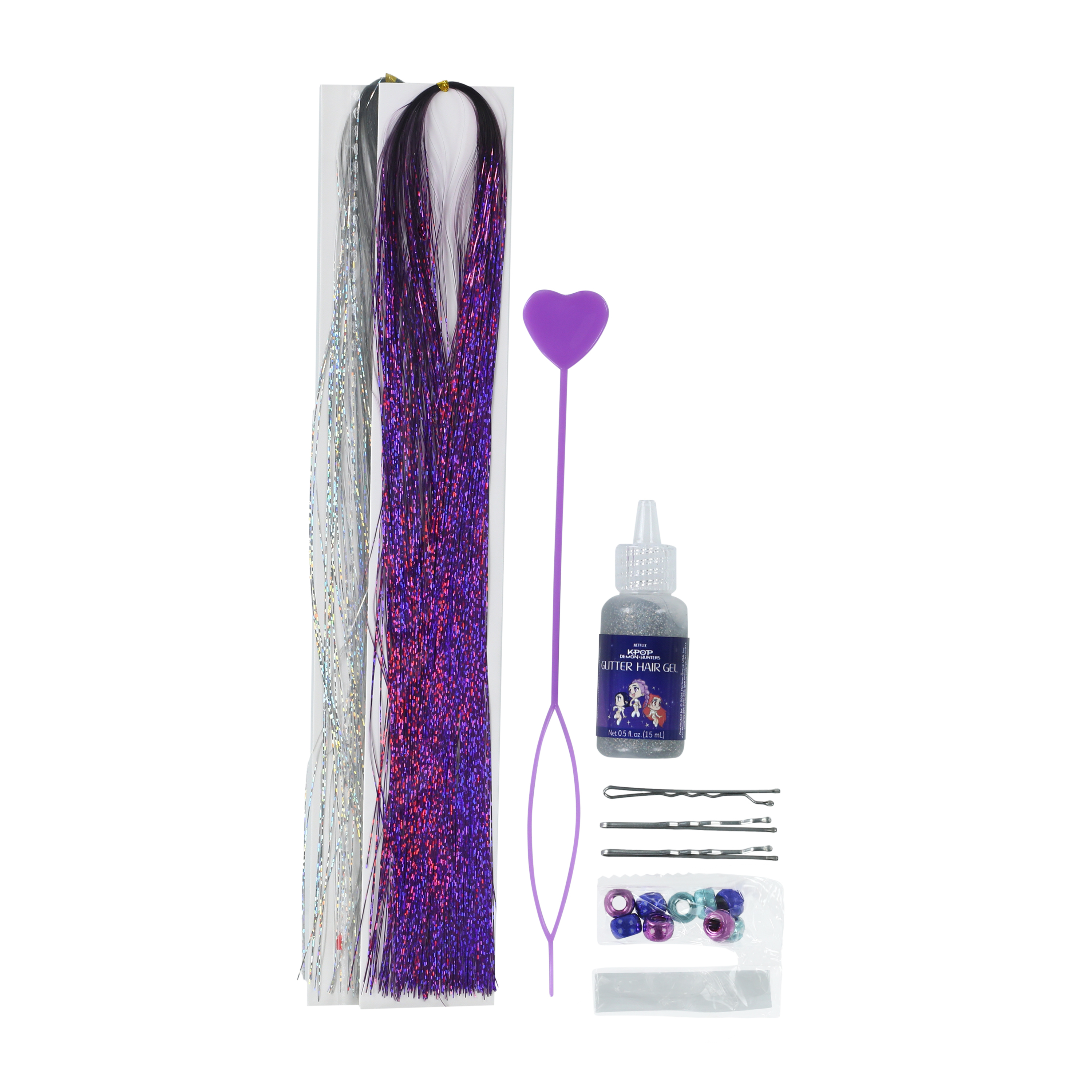 Netflix K-Pop Demon Hunters Hair Tinsel Set