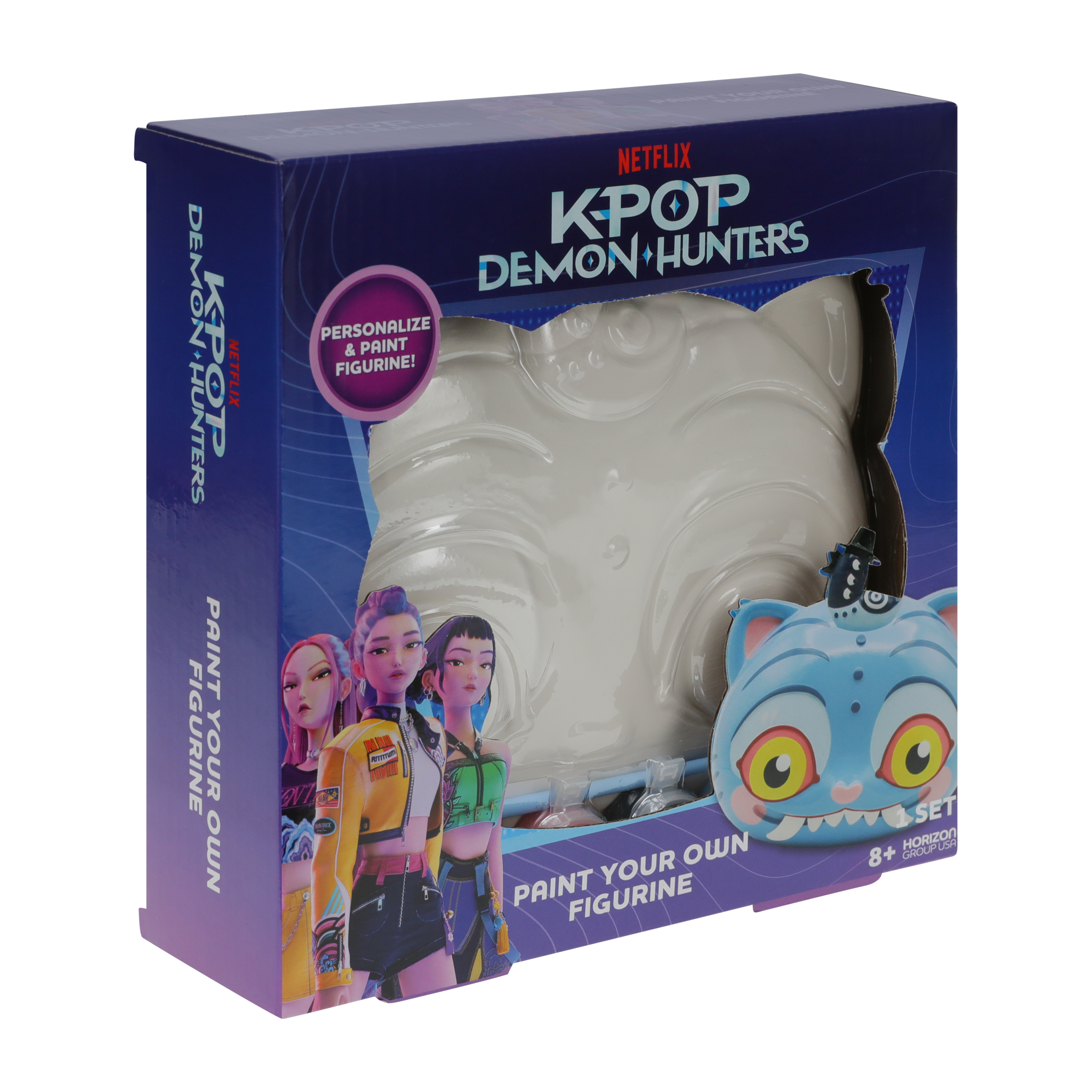 Netflix K-Pop Demon Hunters Paint Your Own Figurine Set