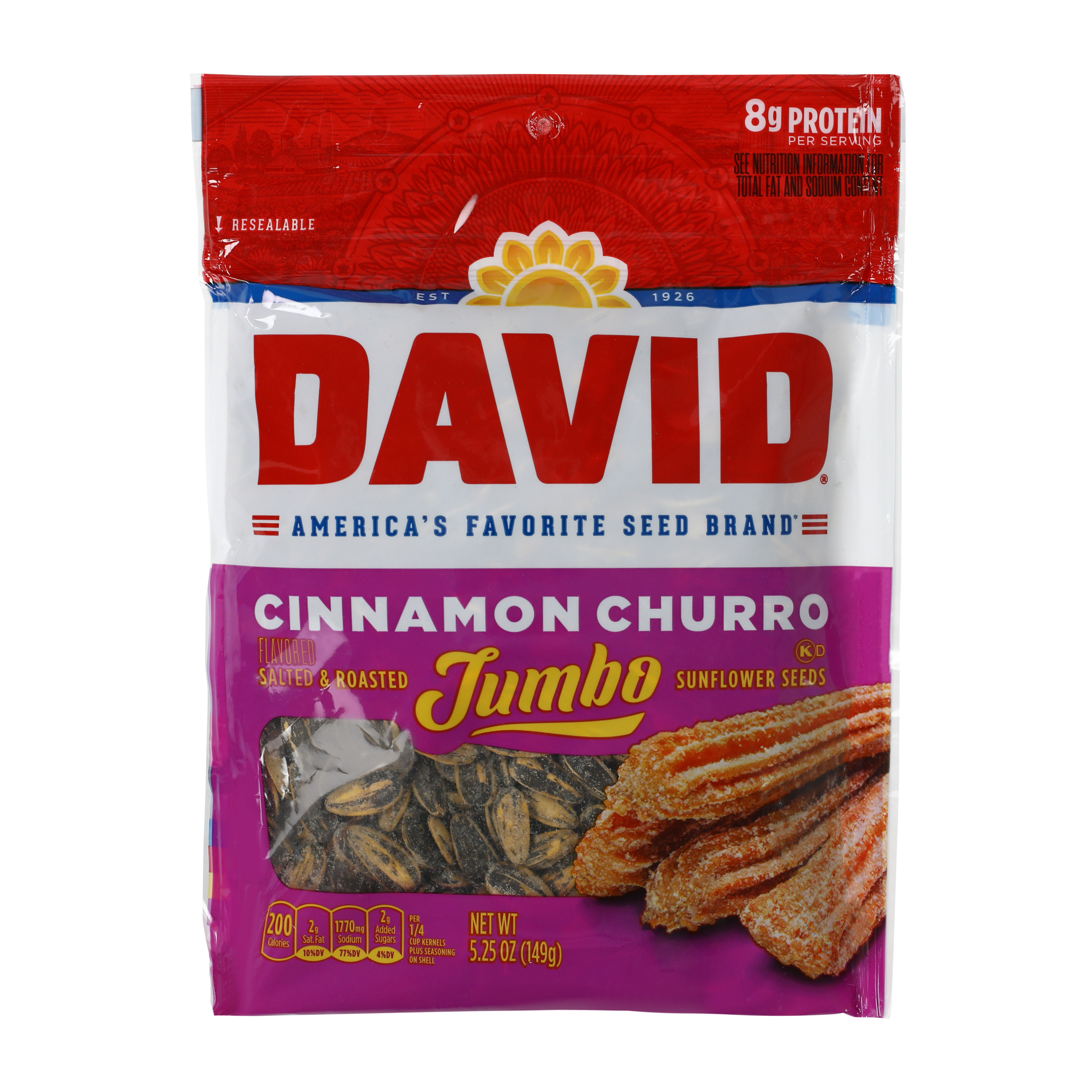David® Jumbo Cinnamon Churro 5.2oz