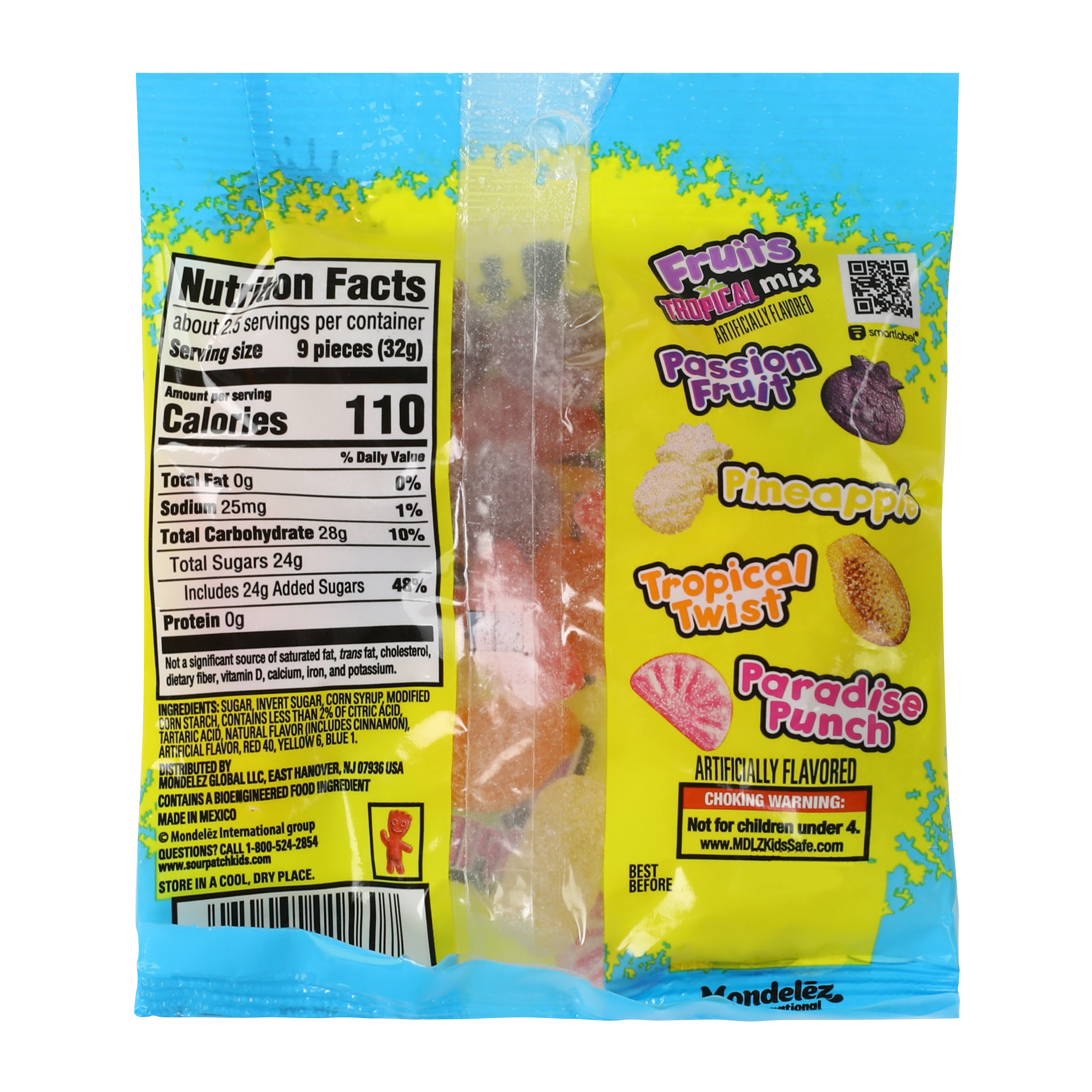 Sour Patch Kids® Fruits Tropical Mix Candy 3oz