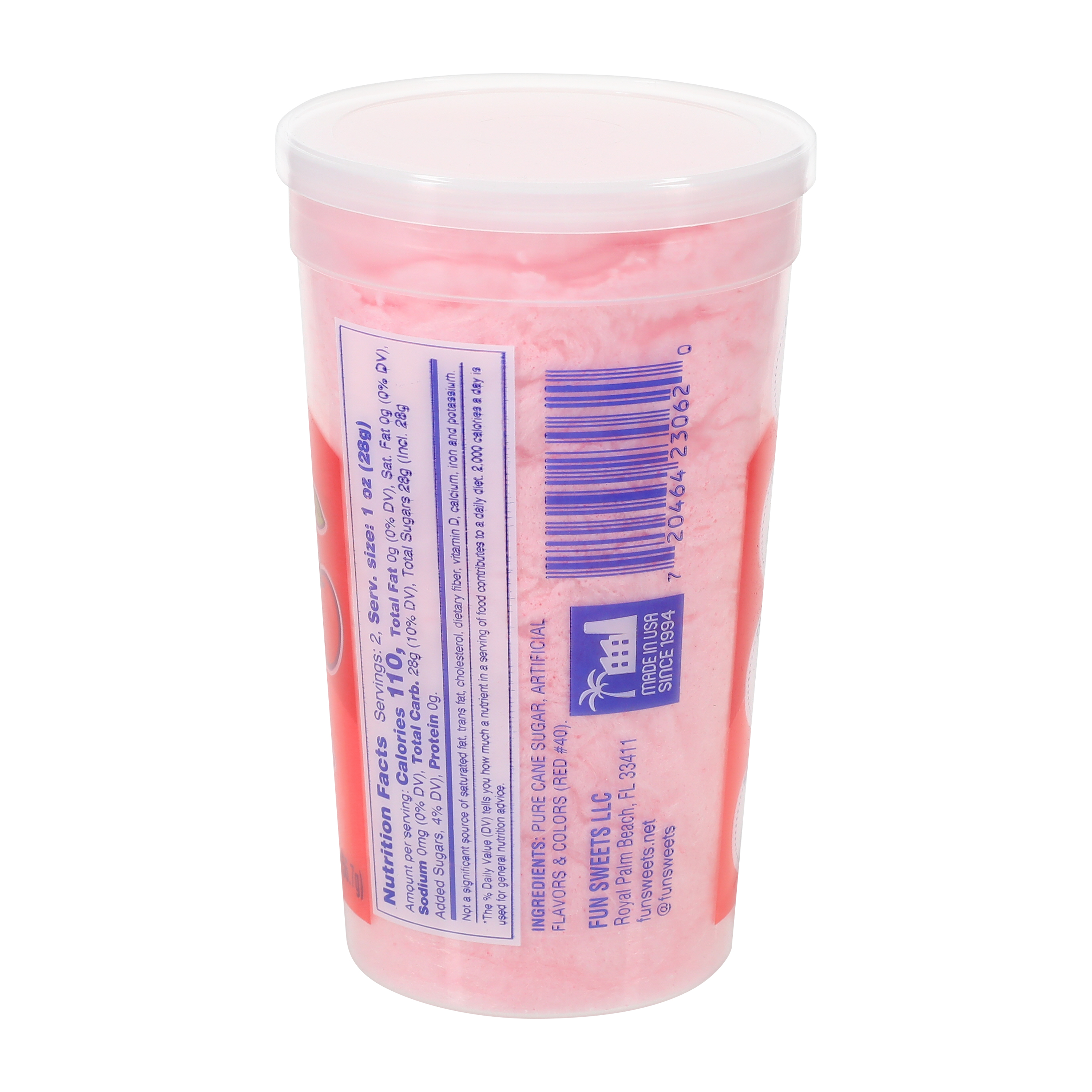 Fun Sweets® Cherry Cotton Candy 2oz