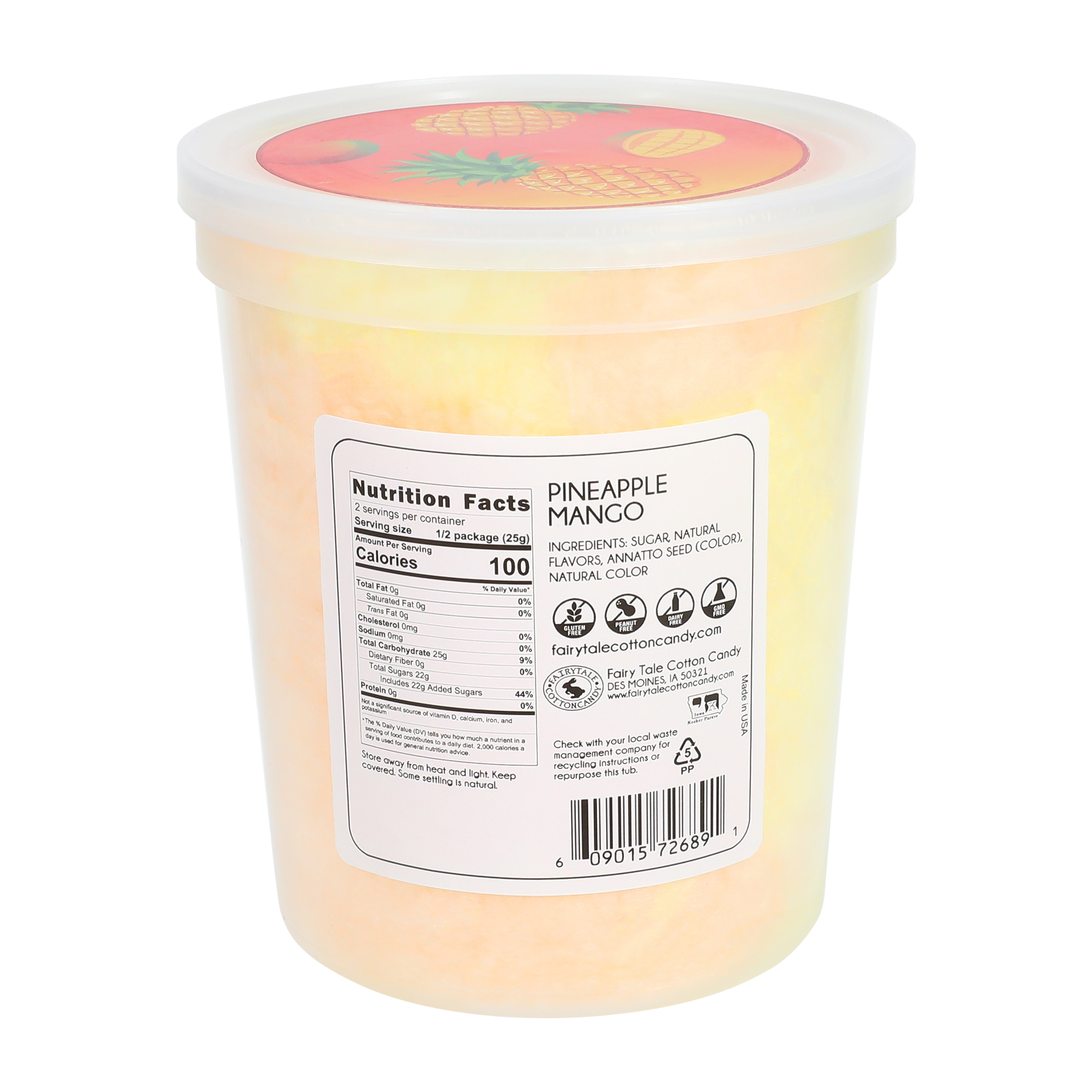 Fairy Tale Pineapple Mango Cotton Candy 1.75oz