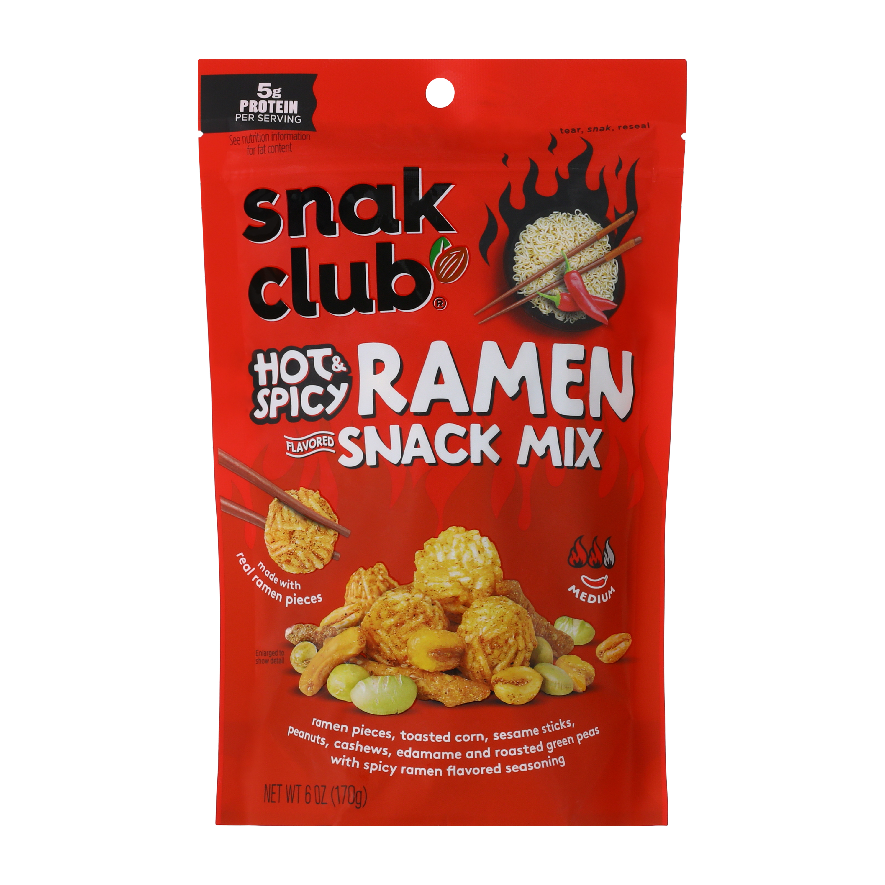 Snack Club® Hot & Spicy Ramen Snack Mix 6oz