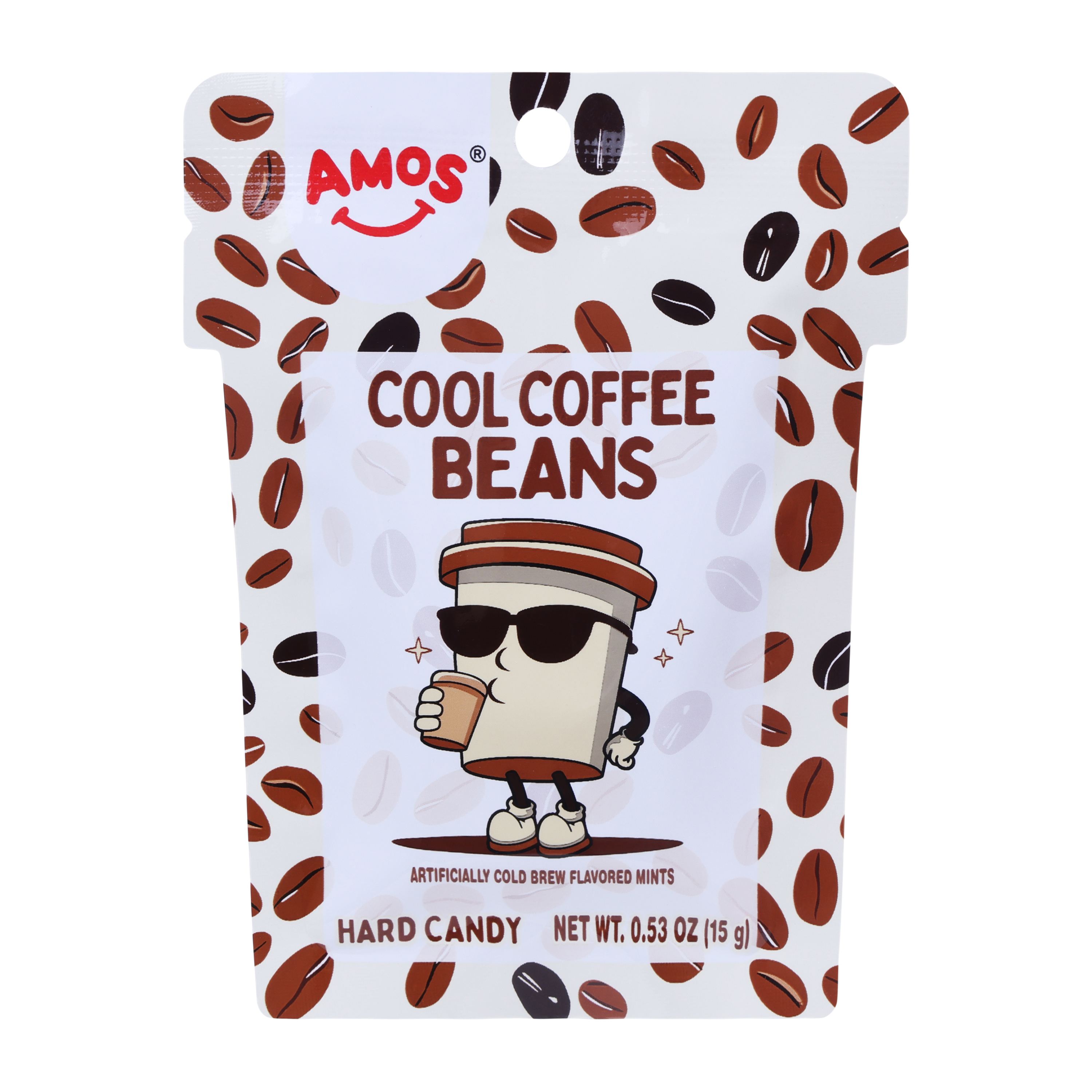 Amos® Cool Coffee Beans Hard Candy 0.5oz