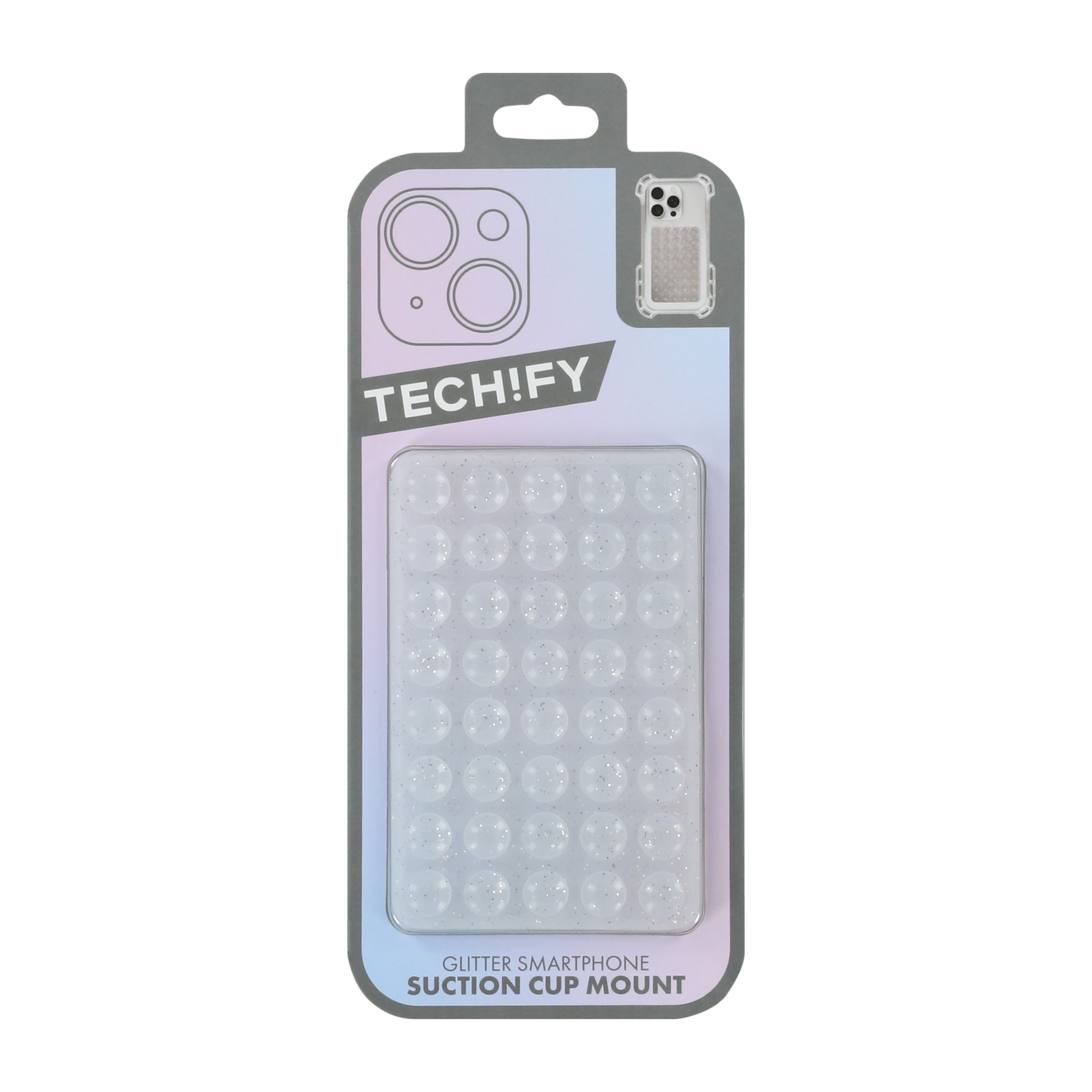 Tech!fy Glitter Smartphone Suction Cup Mount