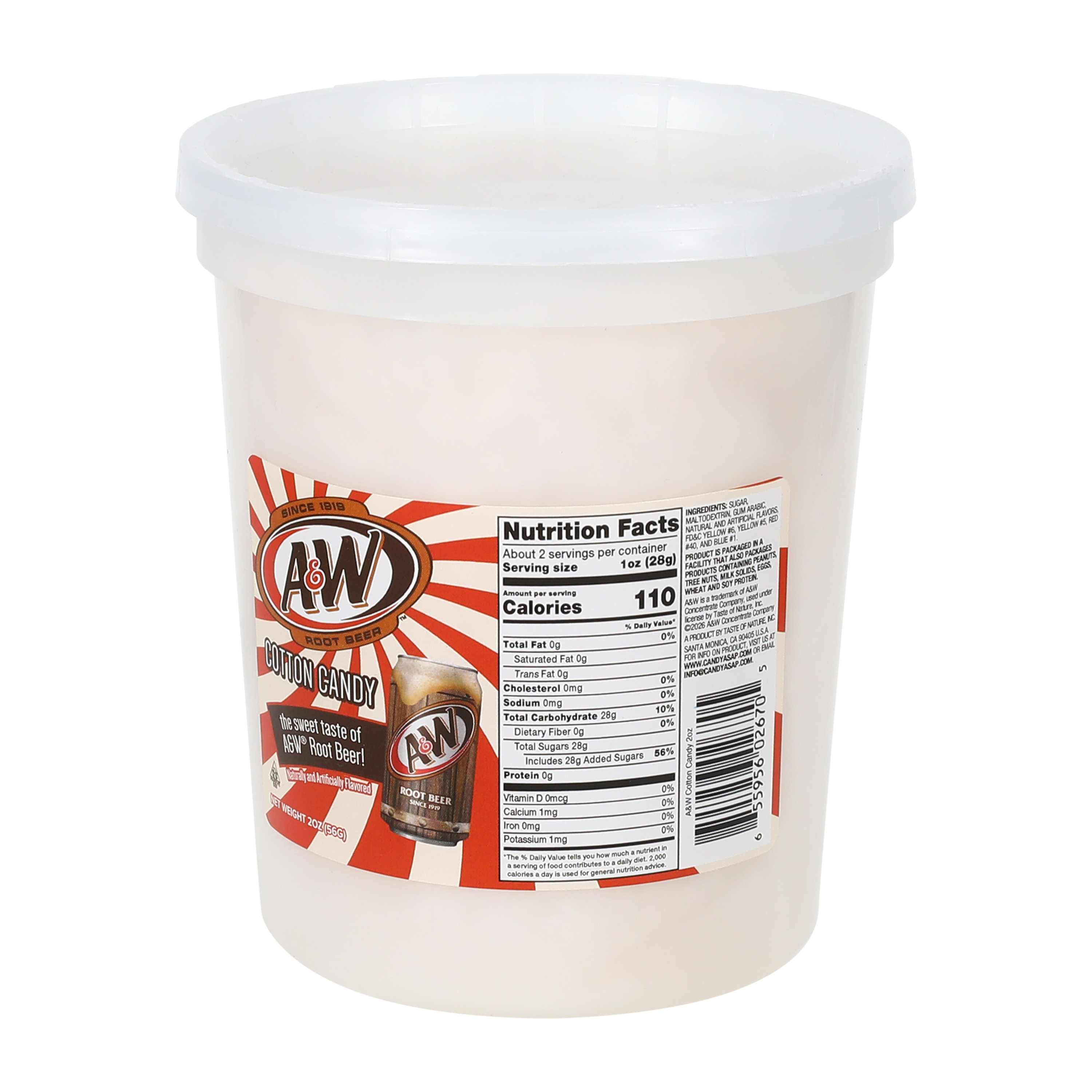A&W™ Root Beer Cotton Candy