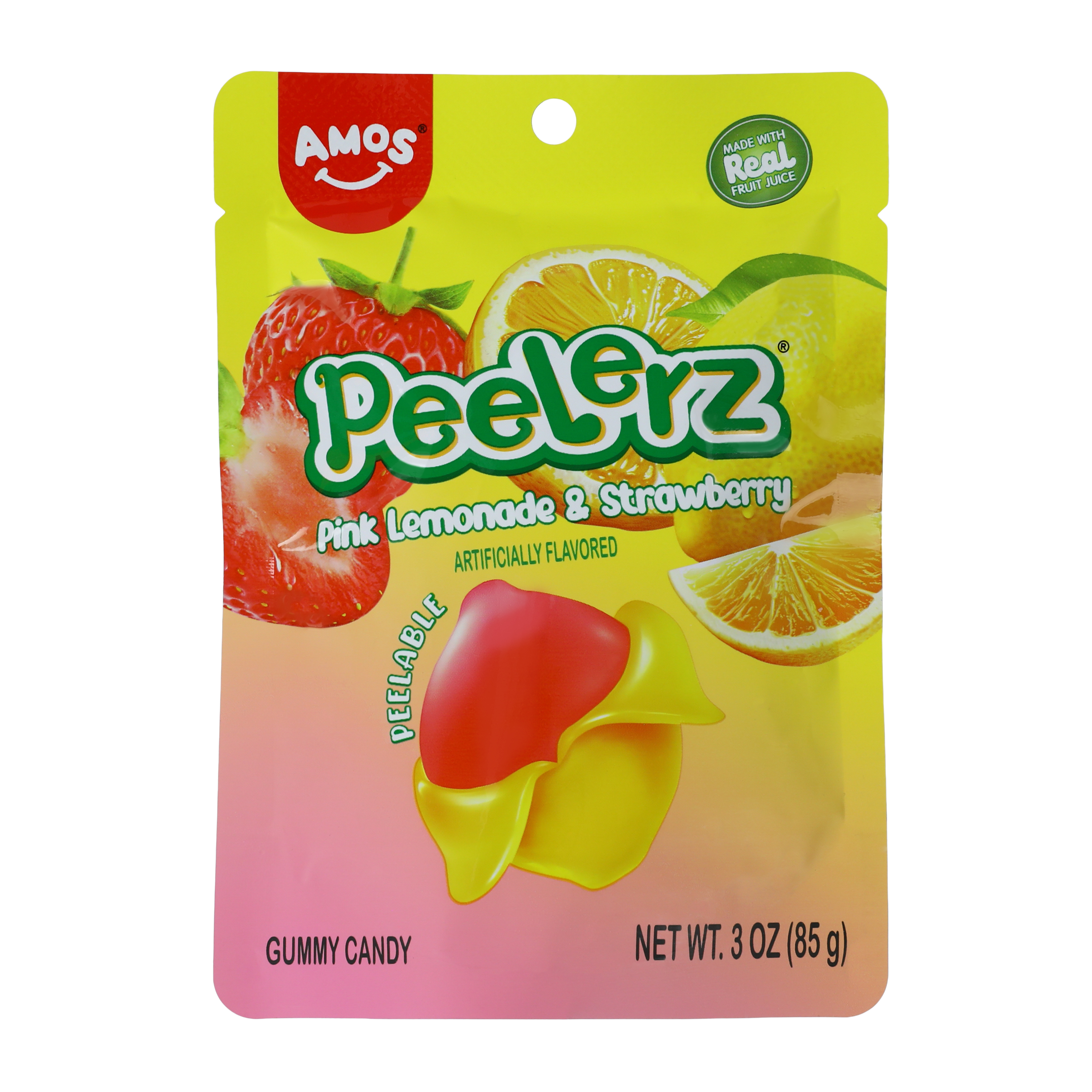 Peelerz® Pink Lemonade & Strawberry Gummy Candy 3oz