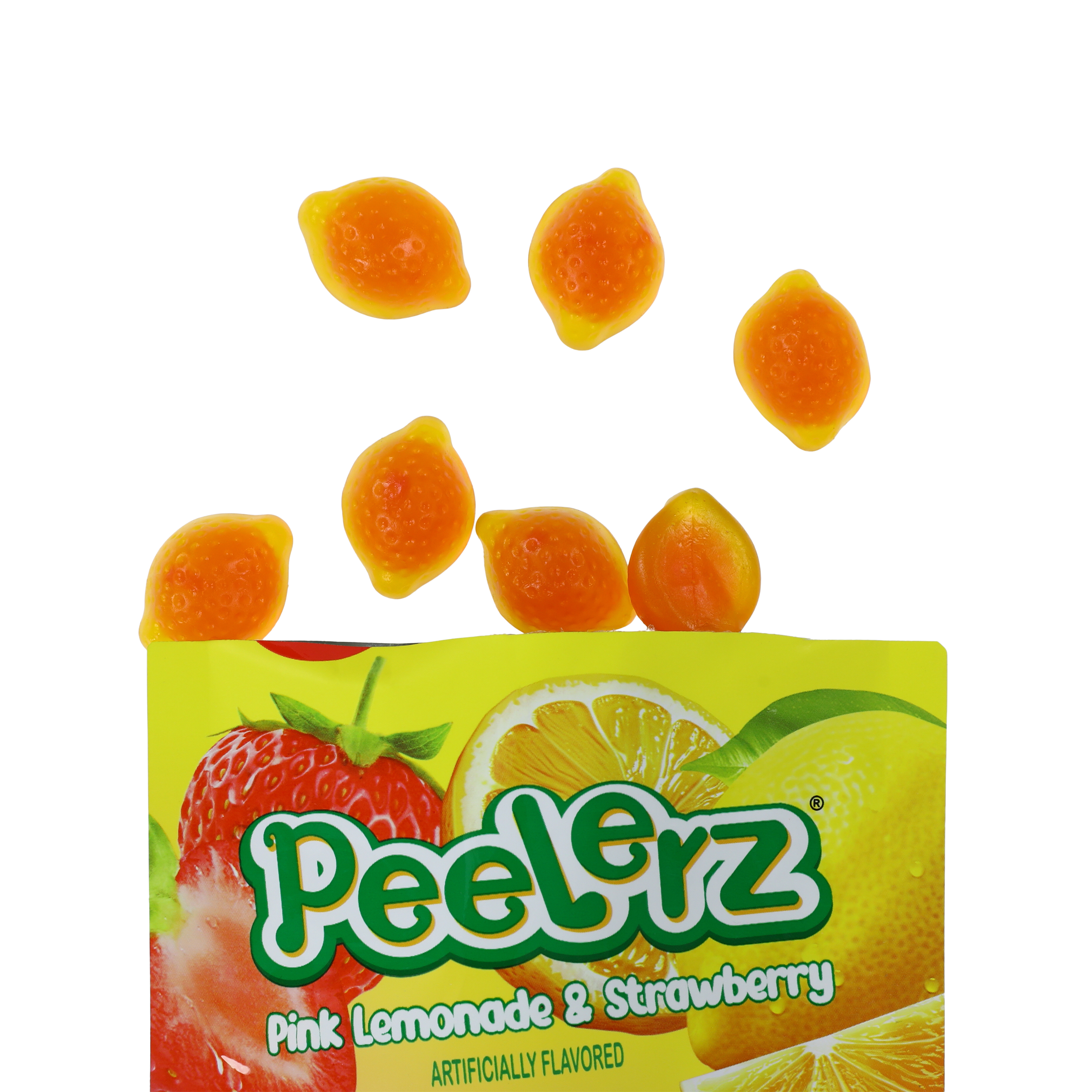 Peelerz® Pink Lemonade & Strawberry Gummy Candy 3oz