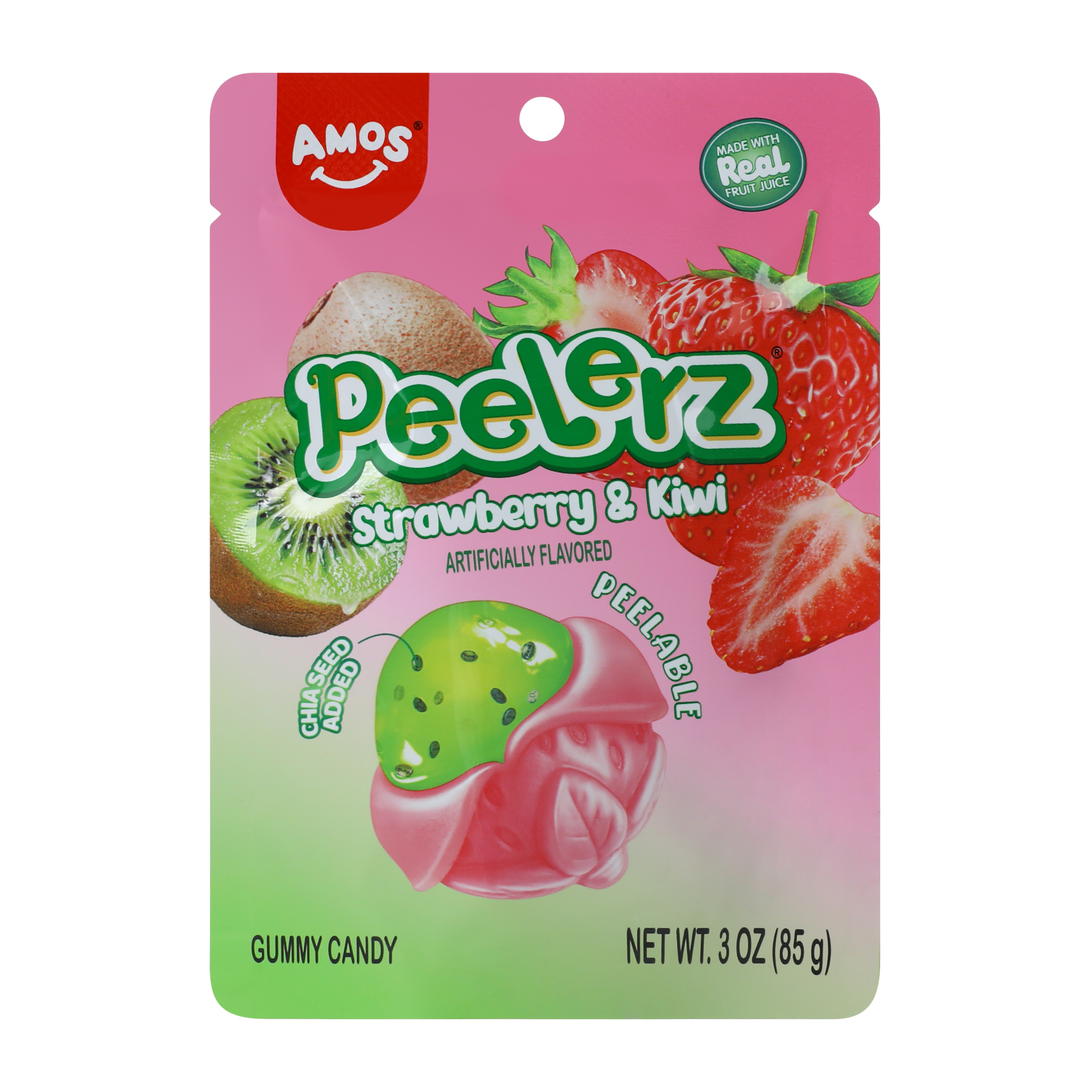 Peelerz® Strawberry & Kiwi Gummy Candy 3oz