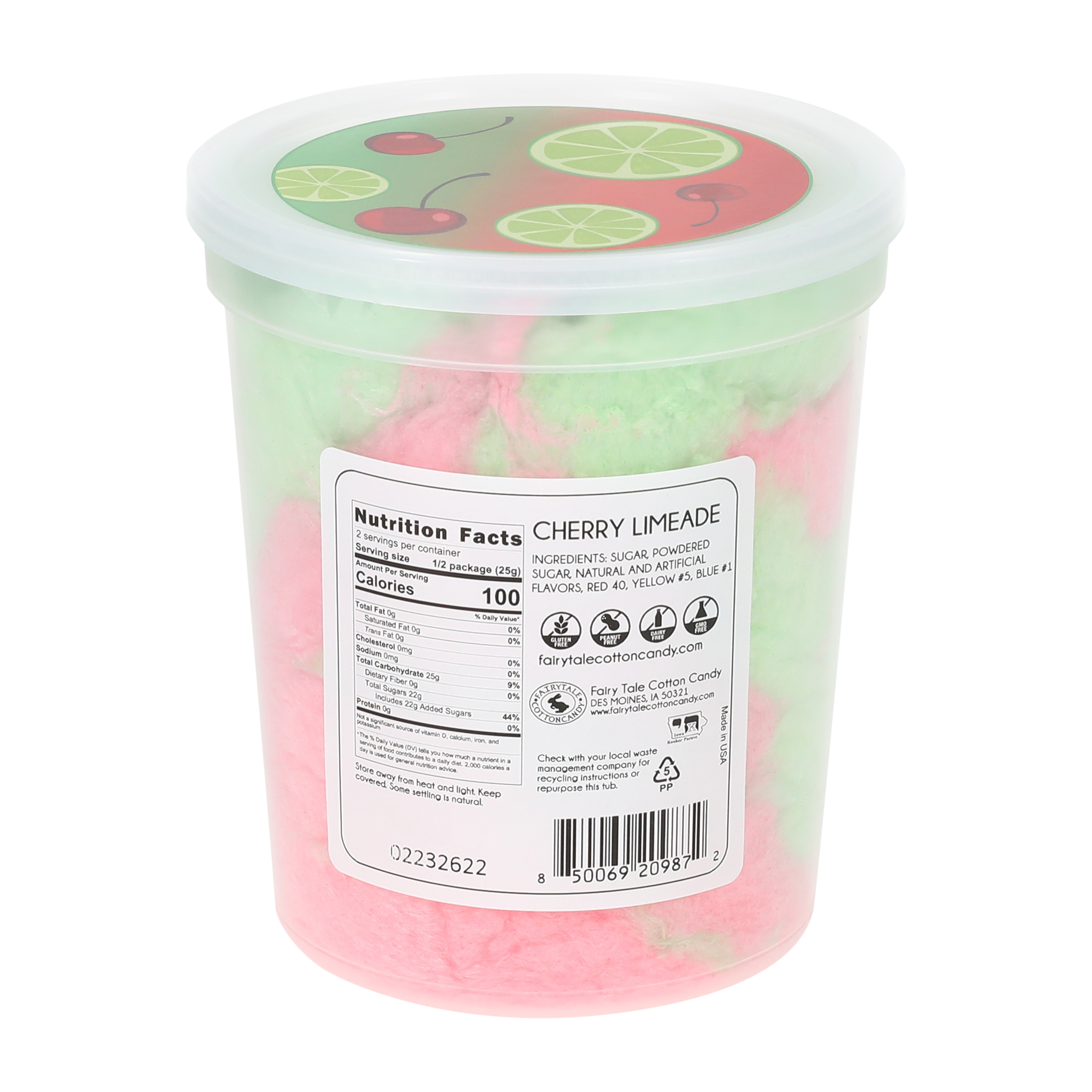 Fairytale Cherry Limeade Cotton Candy 1.7oz