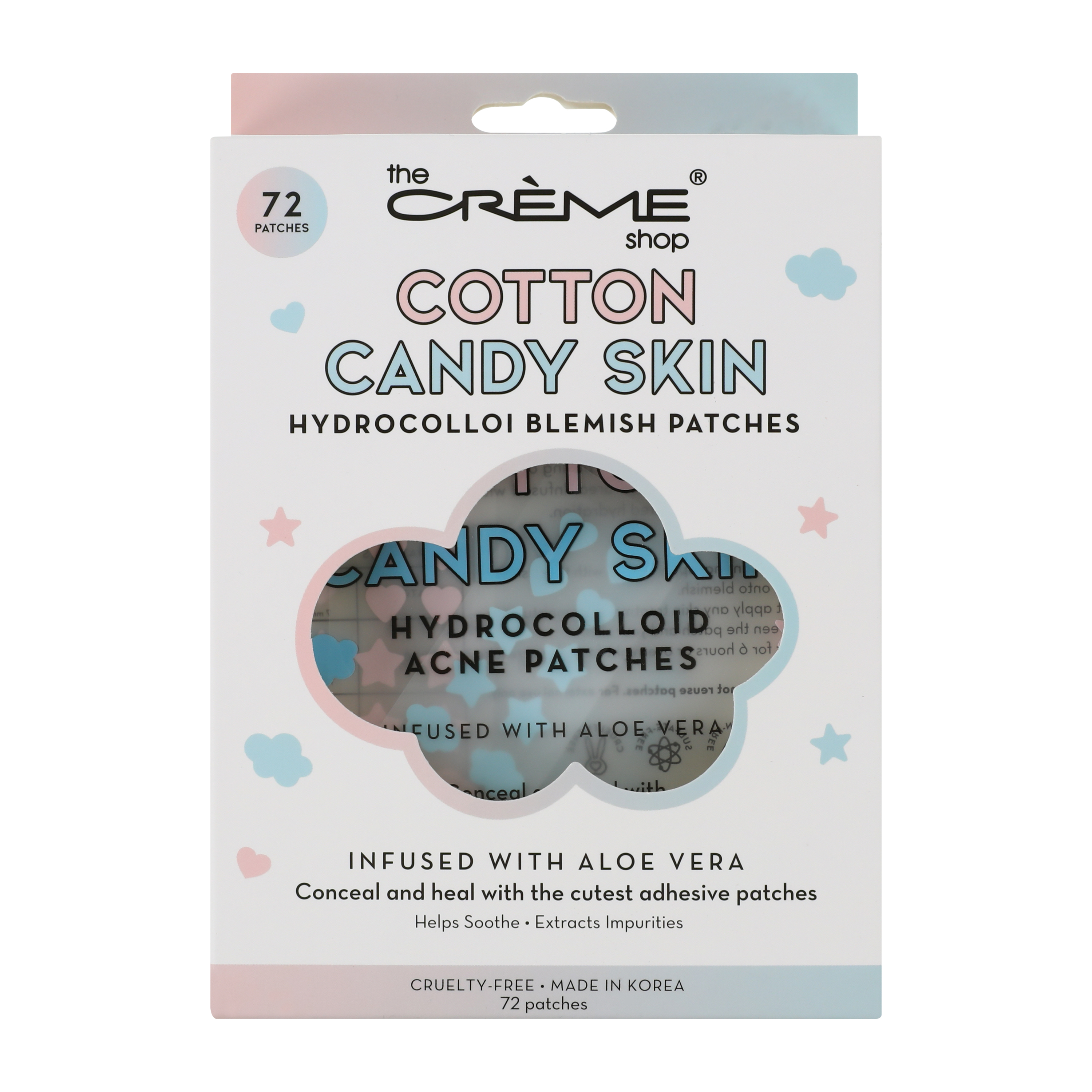 The Crème Shop® Cotton Candy Skin Blemish Patches 72-Pack