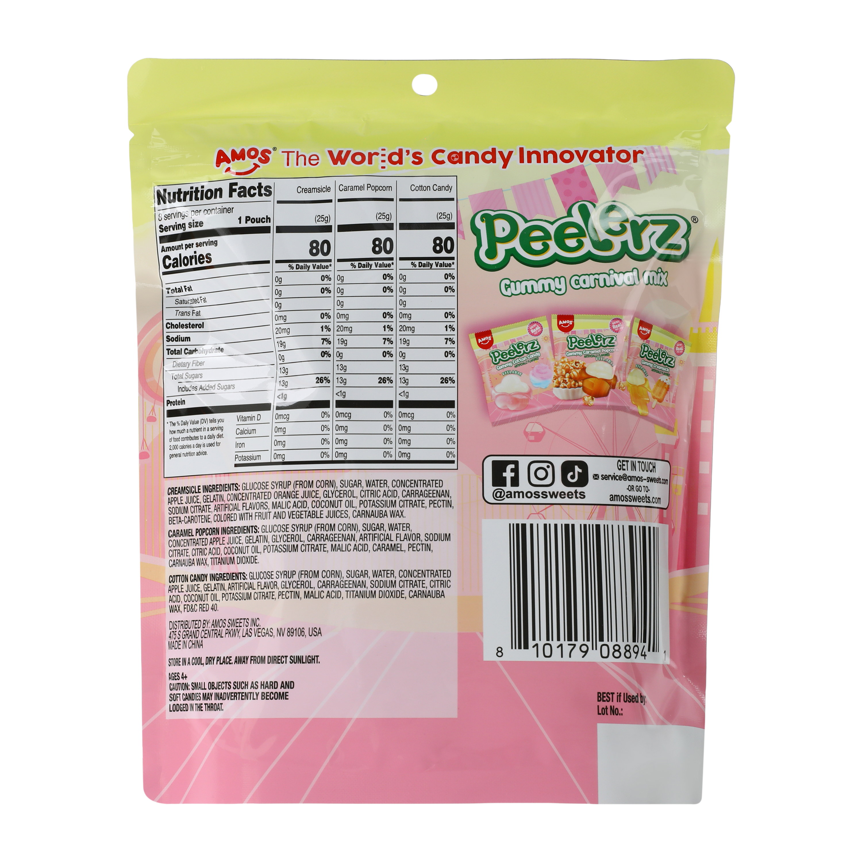 Peelerz® Carnival Mix Gummy Candy 7oz