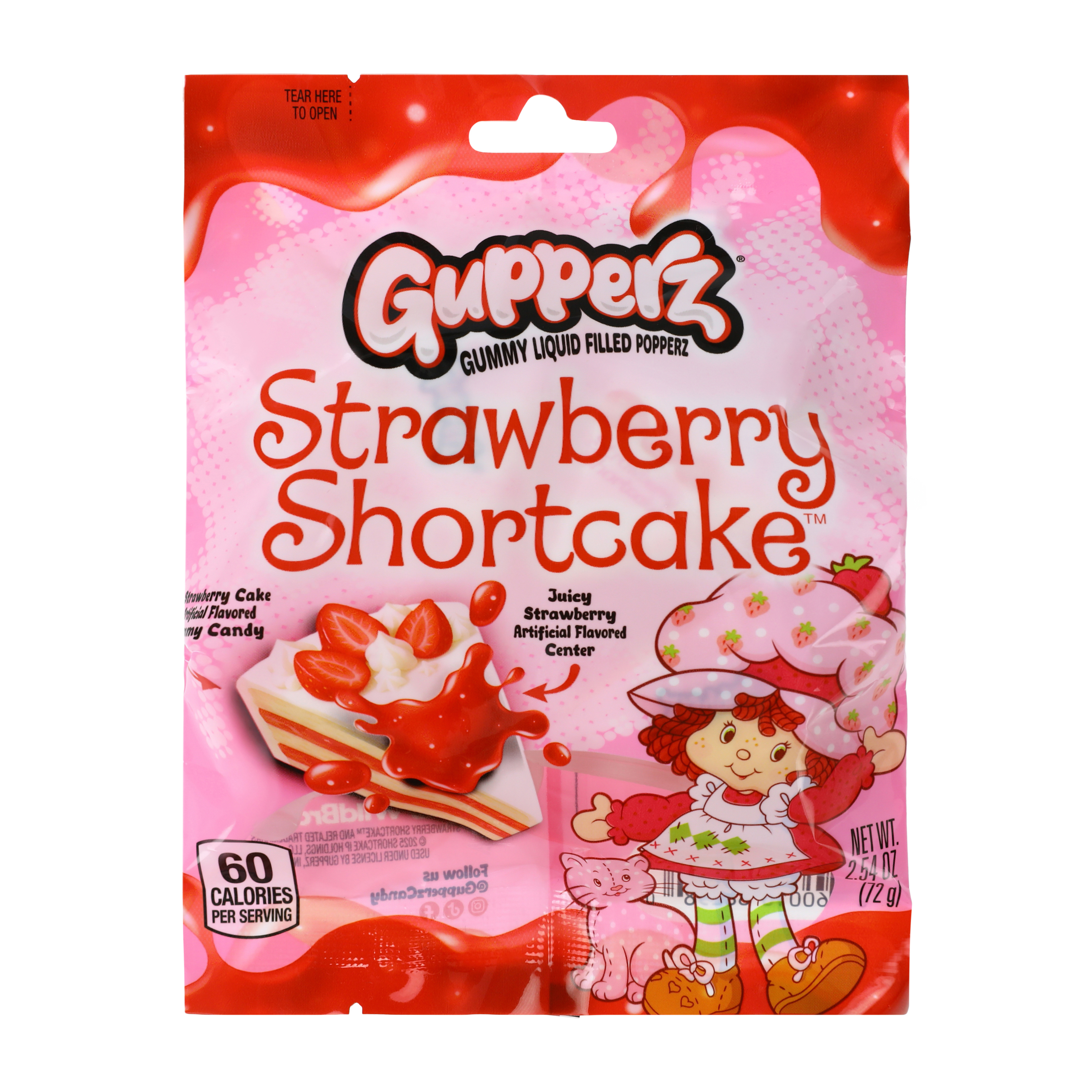 Gupperz® Strawberry Shortcake™ Gummy Candy 2.5oz