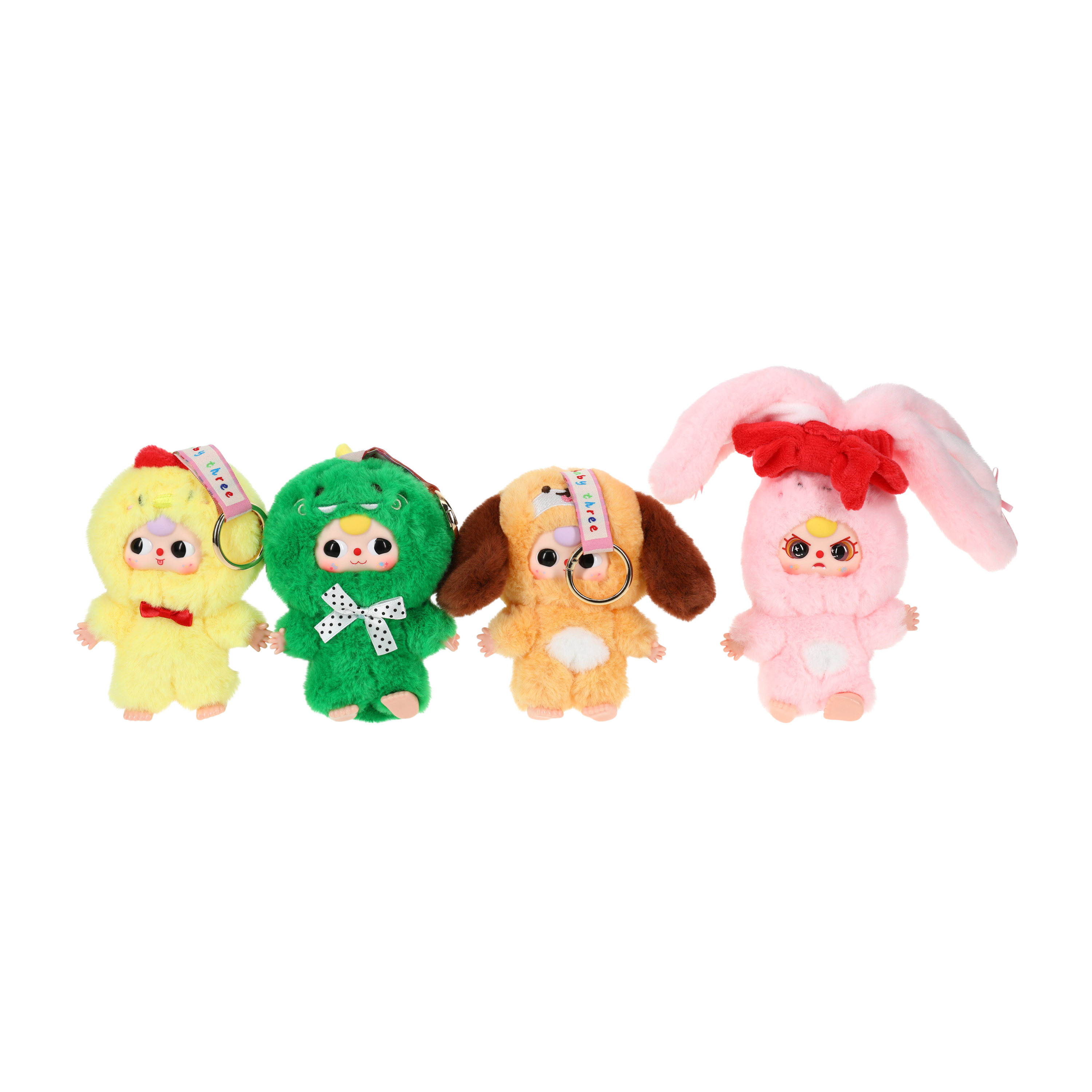 Baby Three Mini Animal World Plush Figure (Styles May Vary)