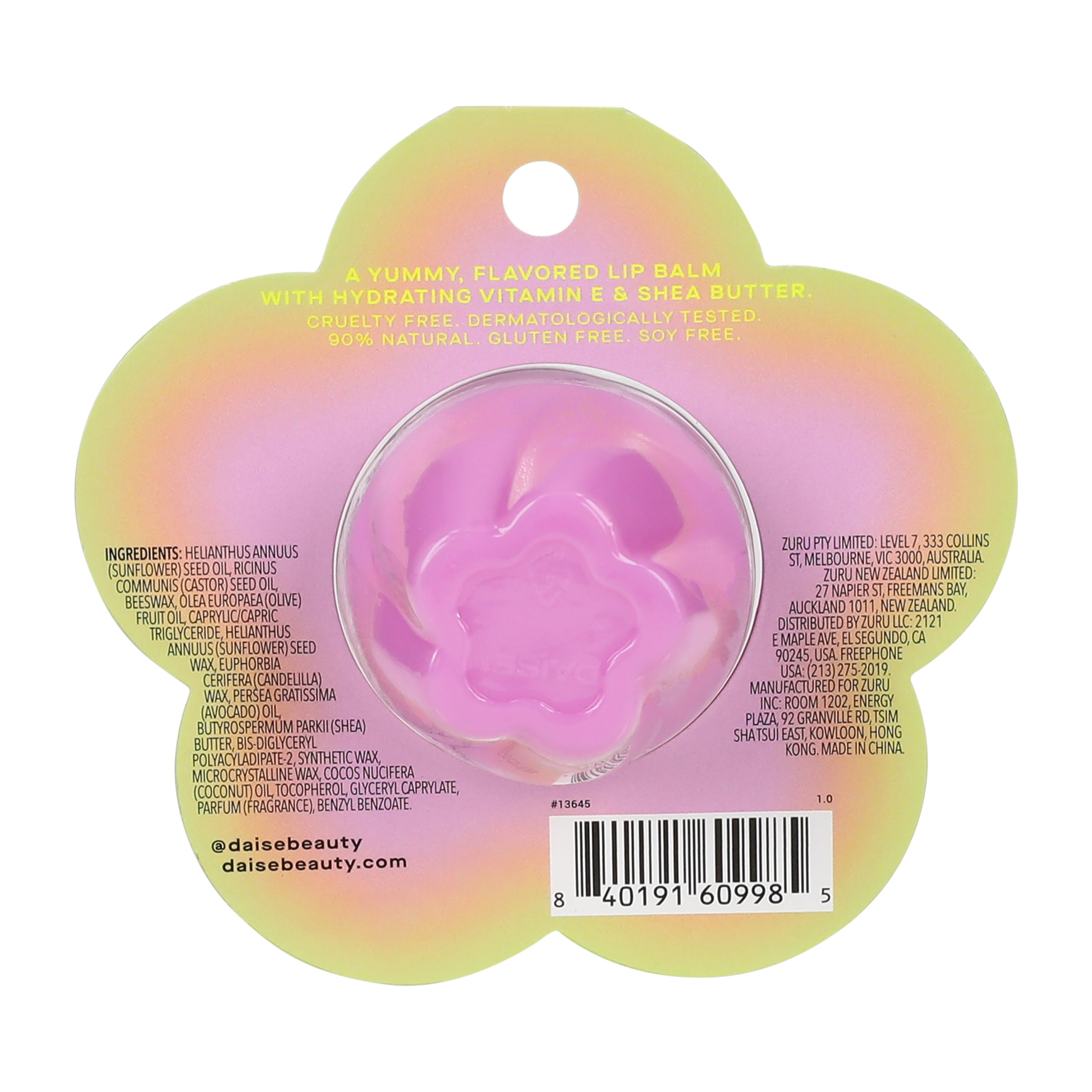 Daise Watermelon Crush Hydrating Lip Balm 0.2oz