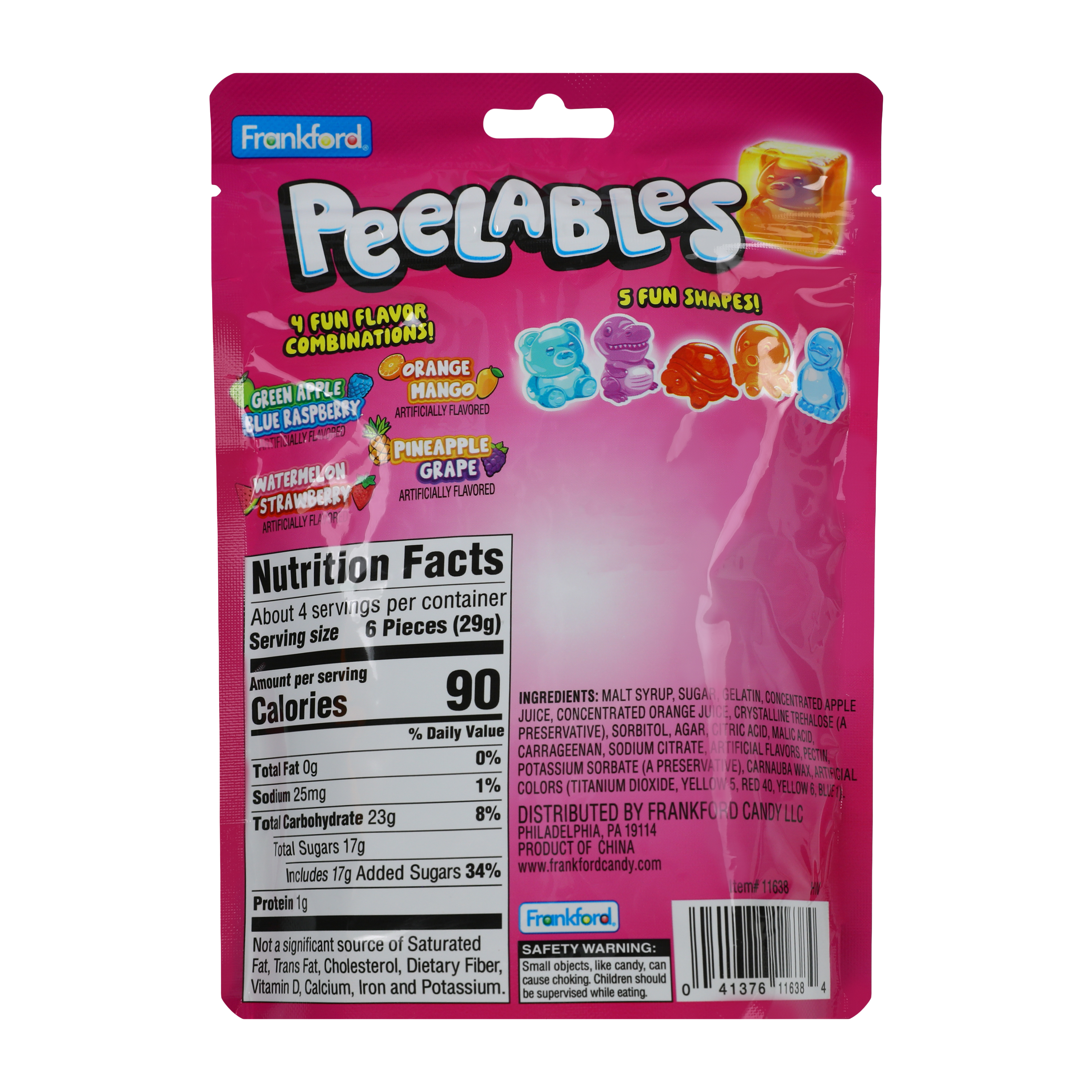 Peelables Gummy Candy 4.2oz