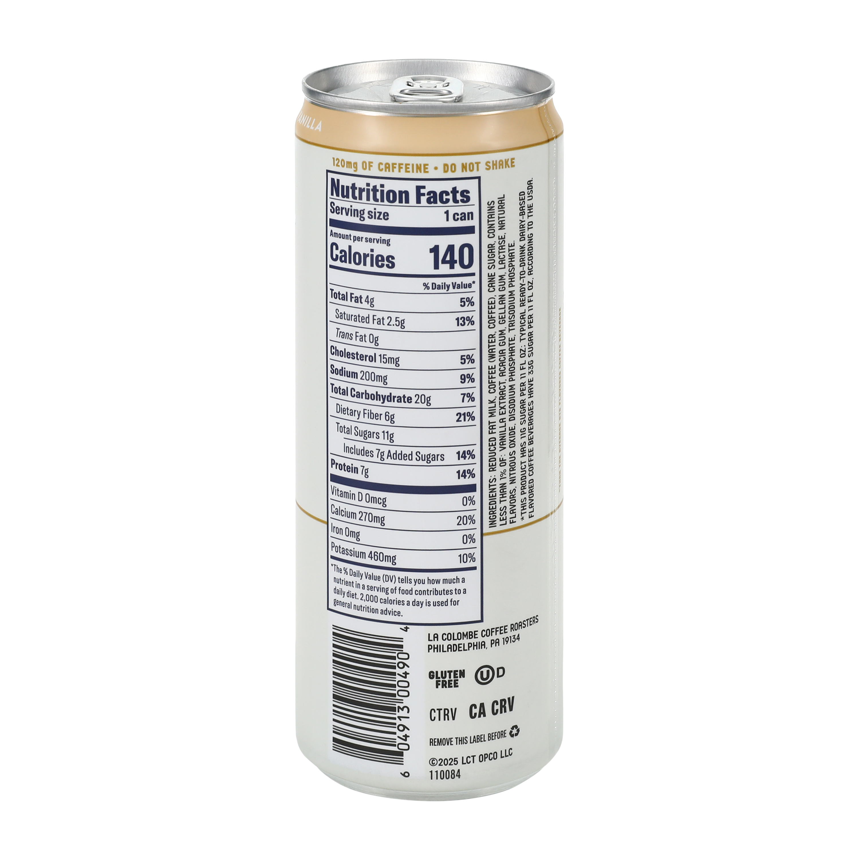 La Colombe® Vanilla Draft Latte 11oz