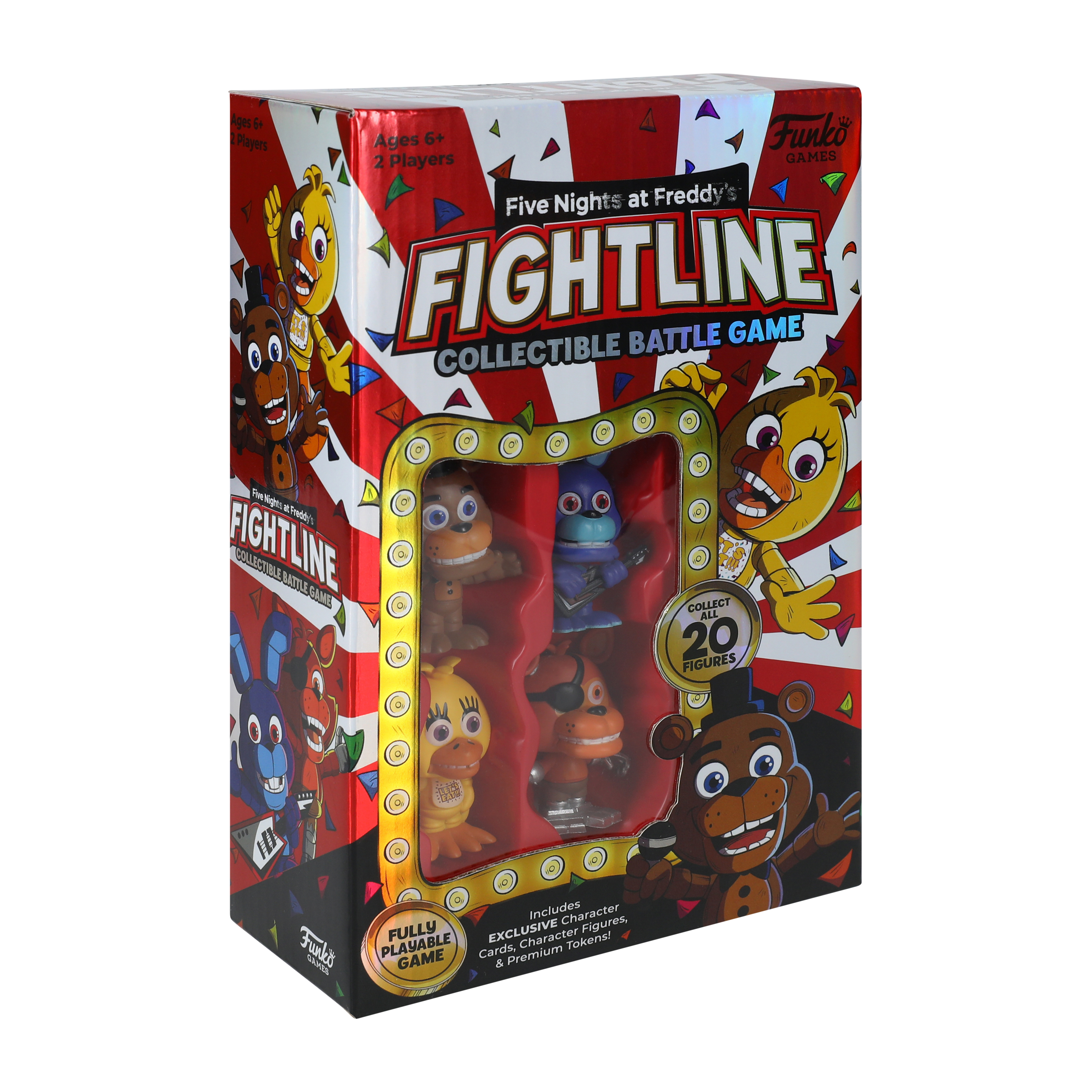 Funko® Games Five Nights At Freddy's Fightline Collectible Battle Game Set