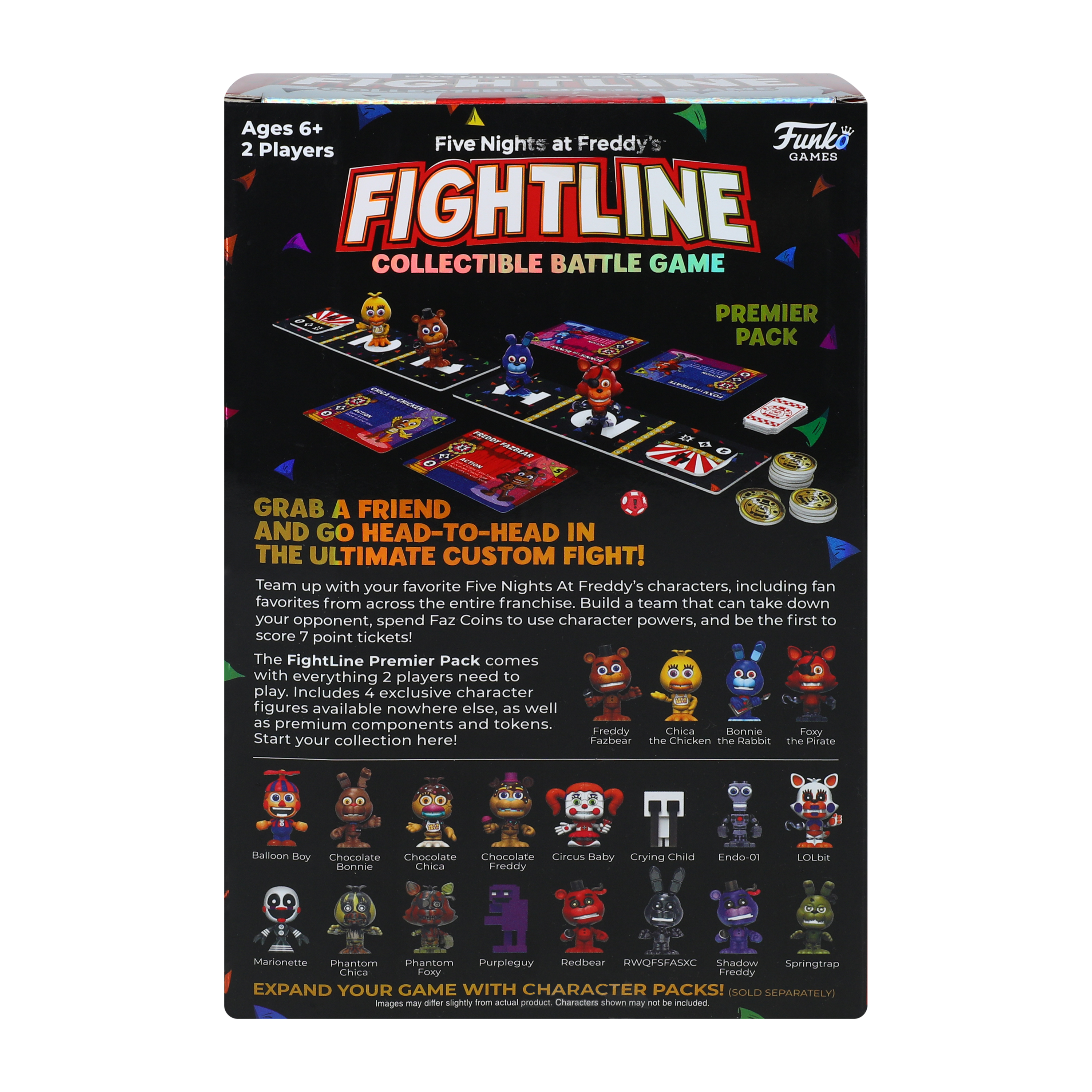 Funko® Games Five Nights At Freddy's Fightline Collectible Battle Game Set