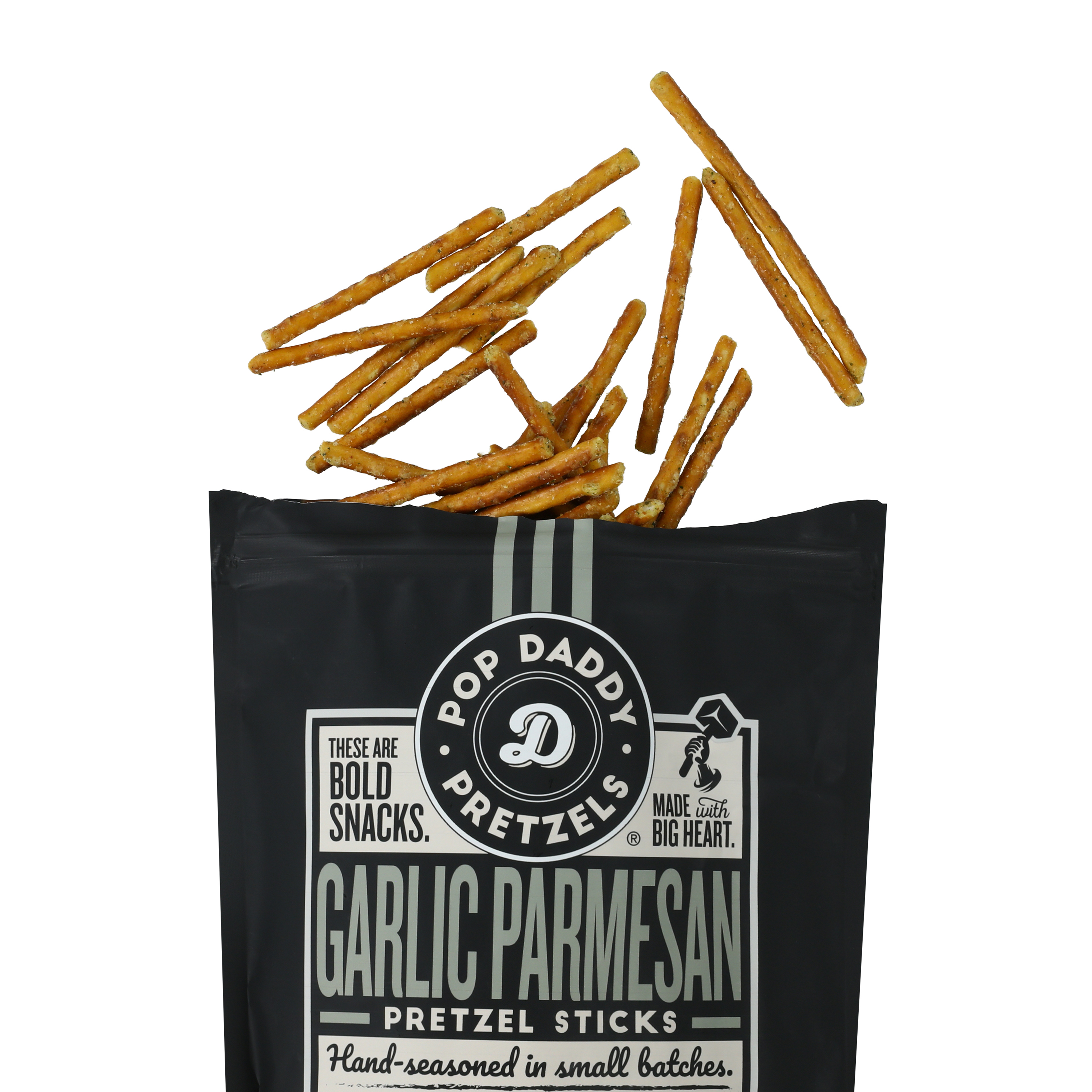 Pop Daddy Garlic Parmesan Pretzel Sticks 7.5oz