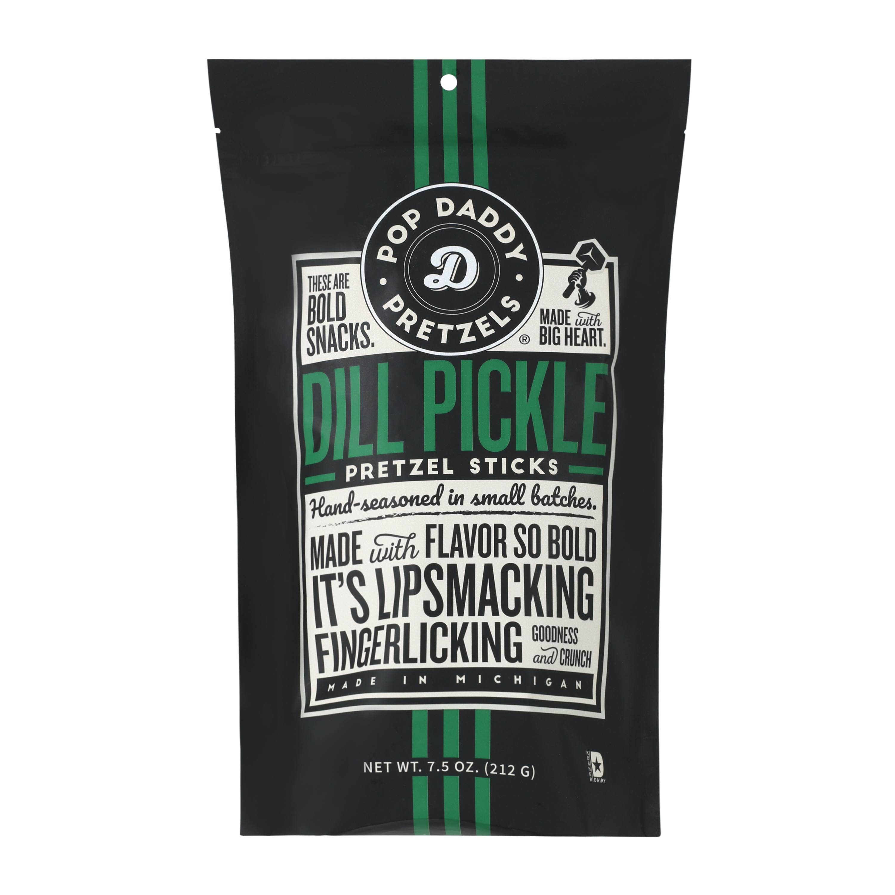 Pop Daddy Pretzels Dill Pickle Pretzel Sticks 7.5oz