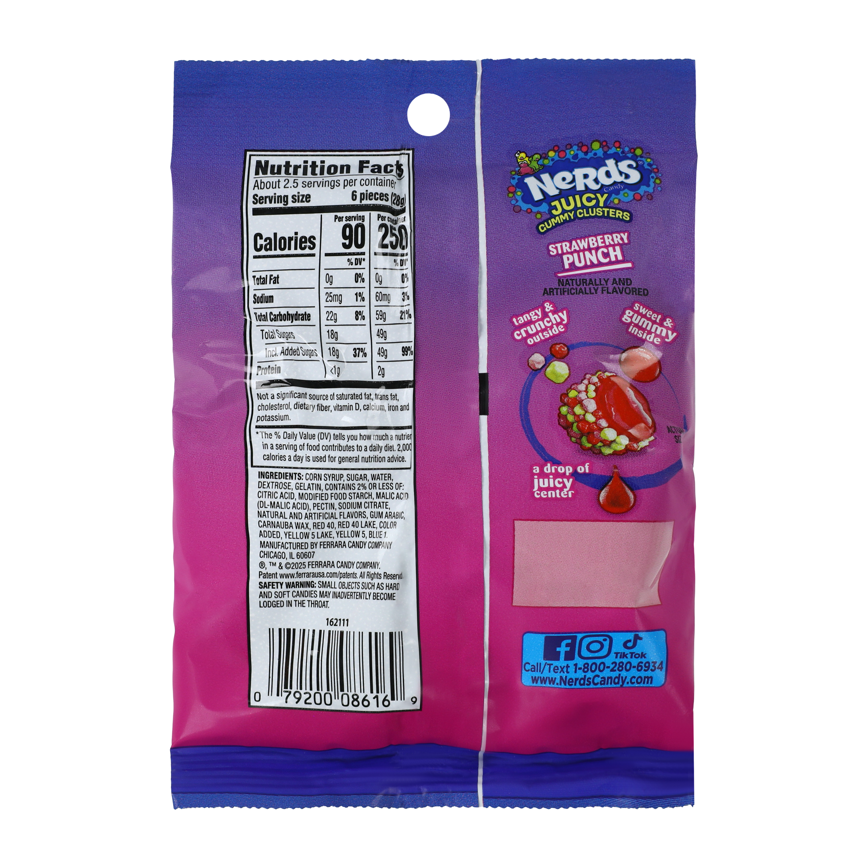 Nerds® Strawberry Punch Juicy Gummy Clusters 2.6oz