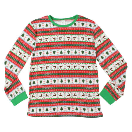 fair isle young mens holiday pajama top | Five Below