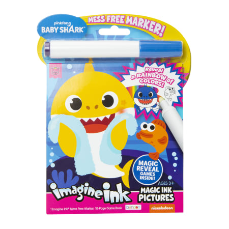 imagine ink® magic ink pictures mess-free coloring book | Five Below