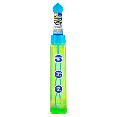 light up bubble wand & solution 6.7oz | Five Below