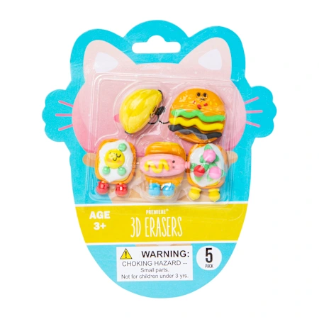 5-count 3D eraser set - mochi |Five Below