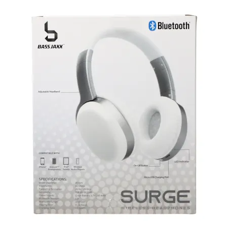 surge bluetooth® wireless headphones - silver | Five Below