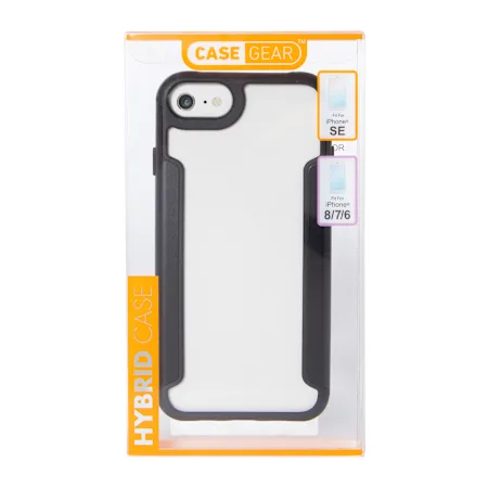 iPhone SE®/8®/7®/6s®/6® hybrid phone case - black | Five Below